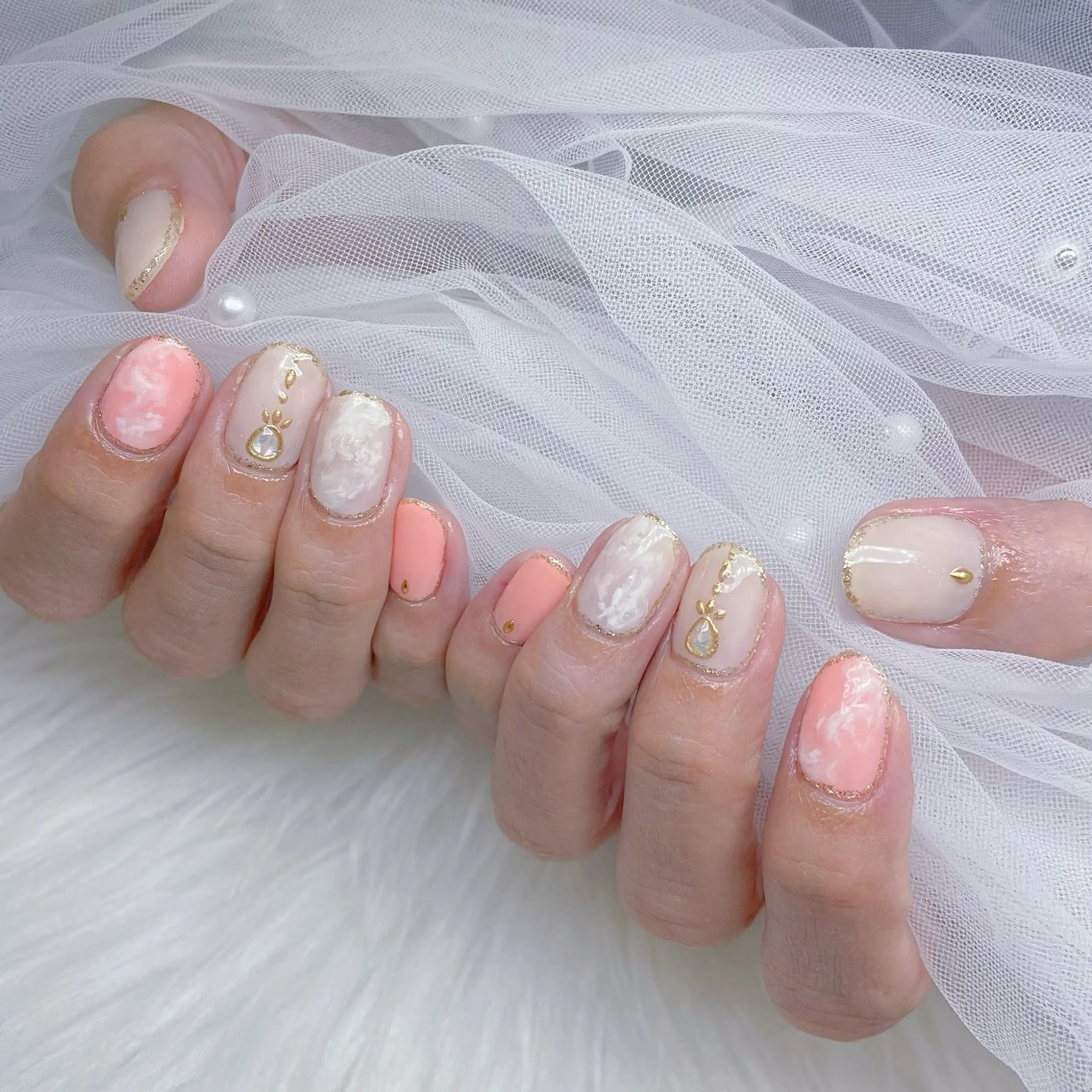 ネイル 持ち込み ハンドネイル アサイ レミのネイルデザイン