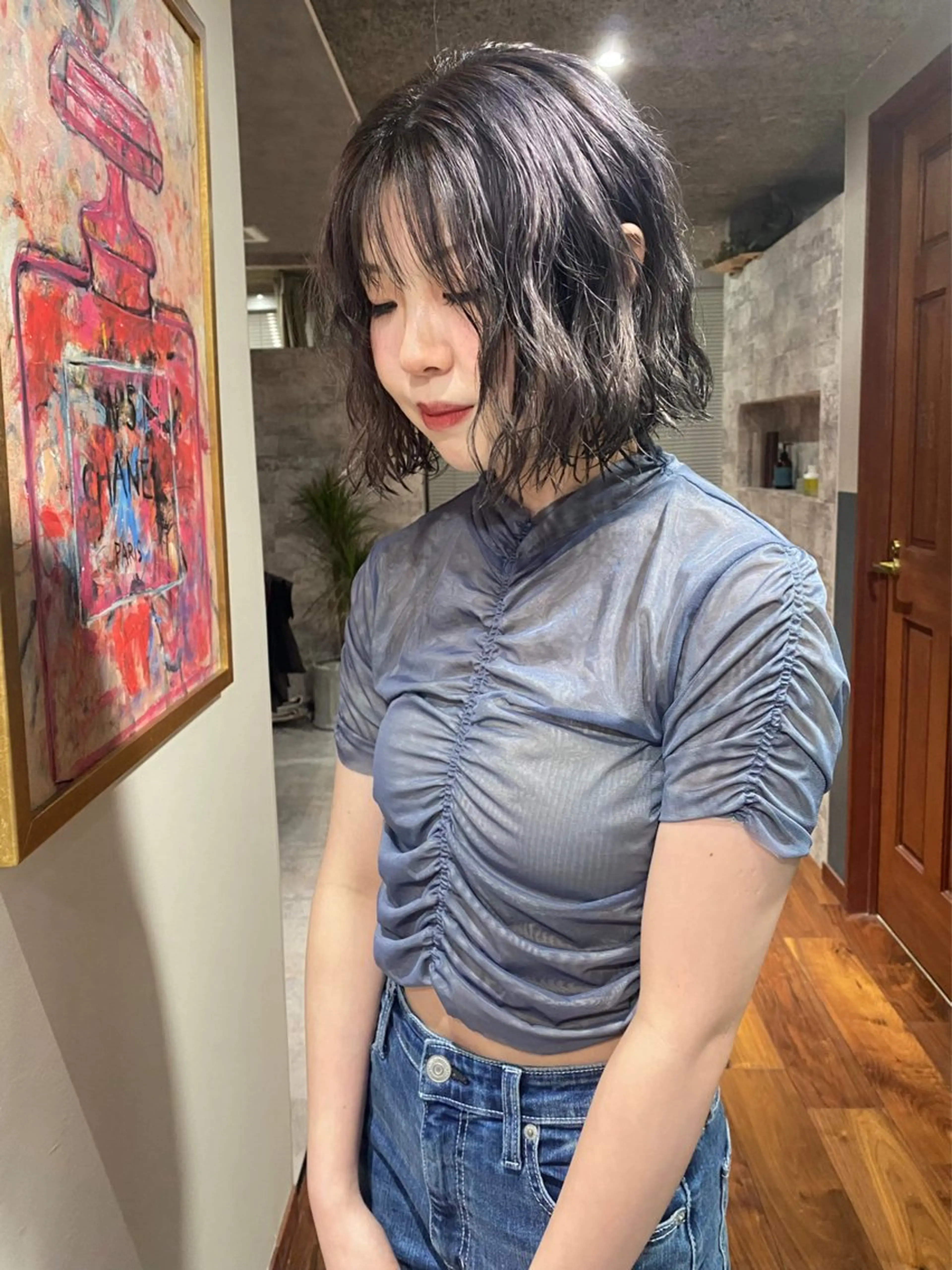 ショート カラー パーマ カット ヘアカラー パーマ トリートメント mai / linoah˚✧のヘアスタイル