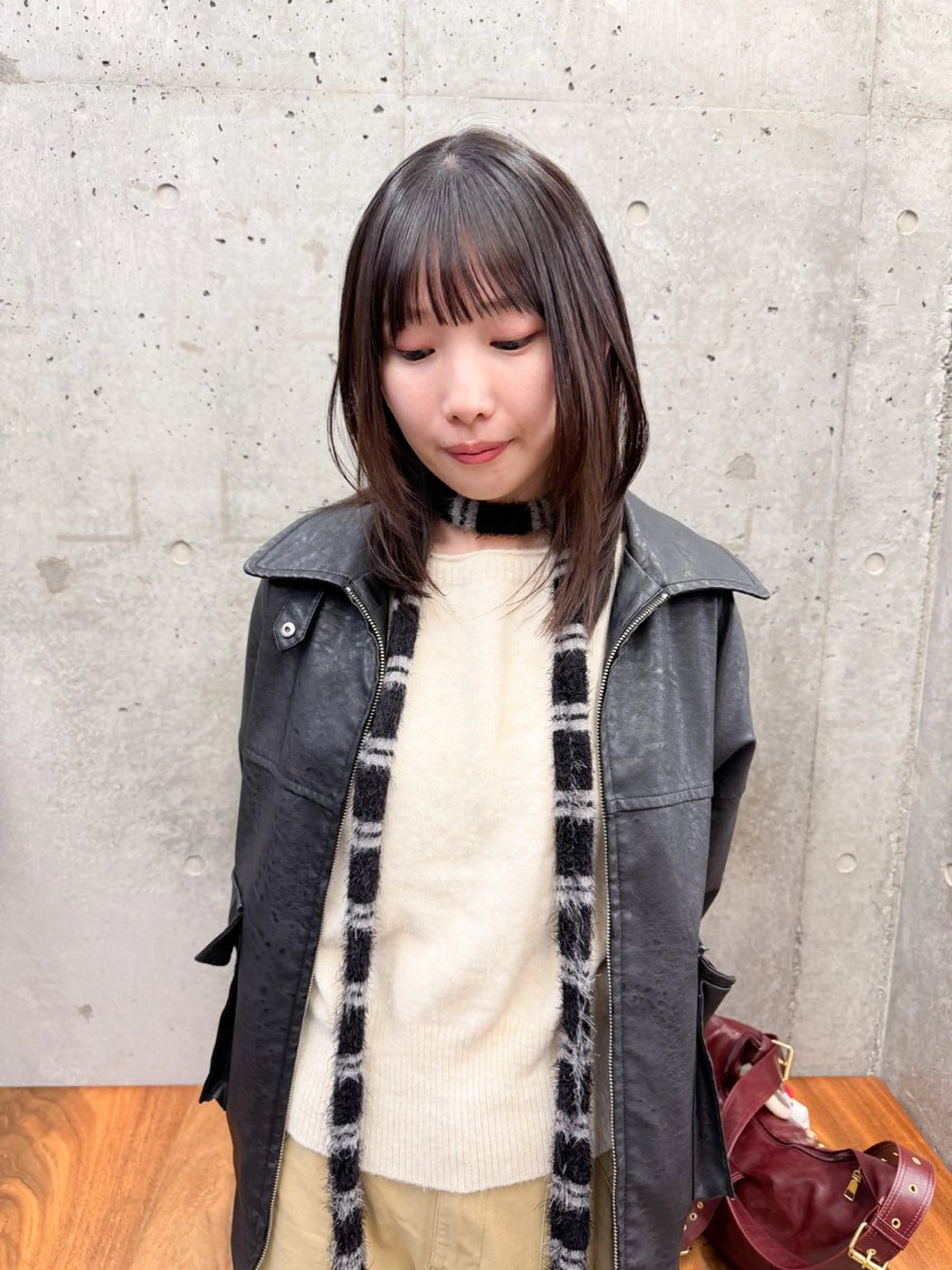 セミロング カラー パーマ 💖美髪矯正💖 辻未侑のヘアスタイル