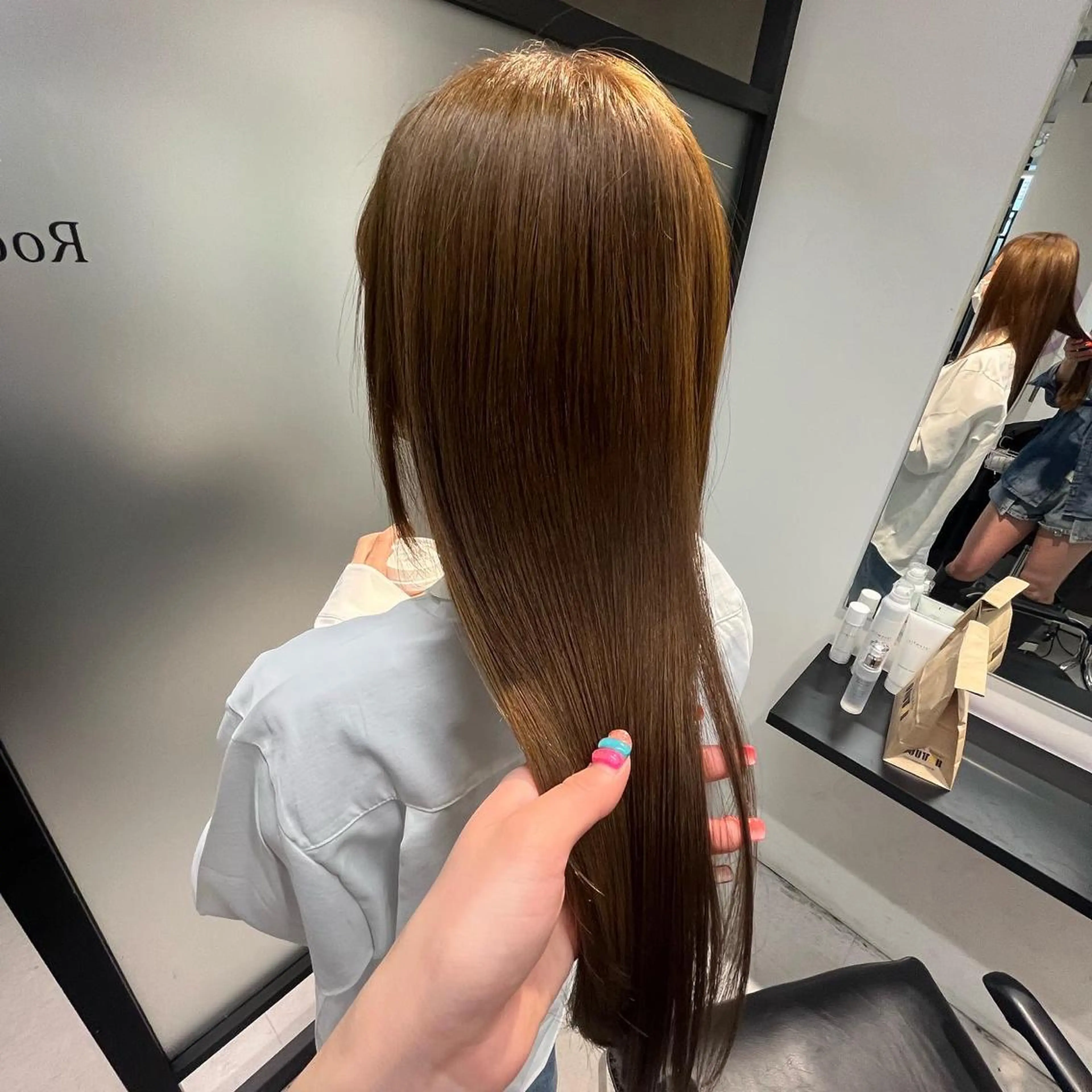 ロング 髪質改善/縮毛矯正 艶カラー/珠聡のヘアスタイル