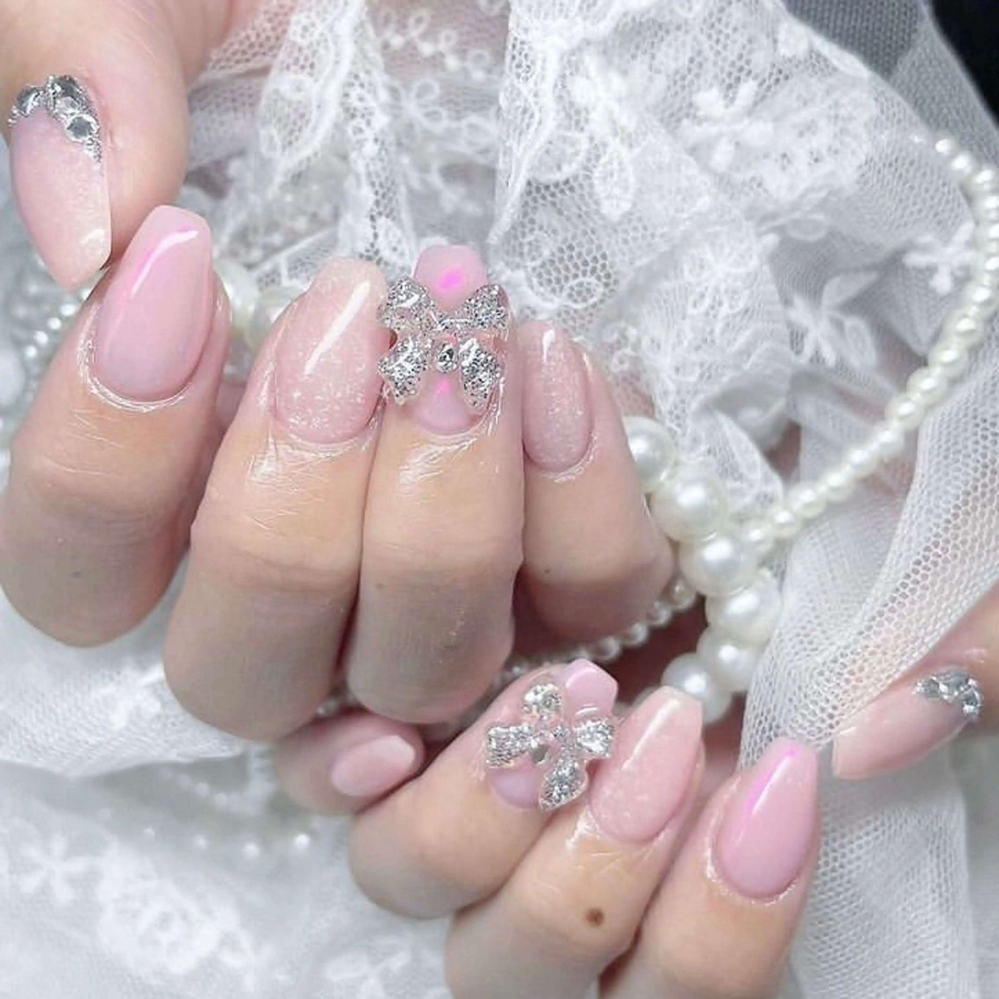 ネイル アートネイル 長さ出し フットネイル 韓国ネイル マグネットネイル ハンドネイル Kanako 💫のネイルデザイン