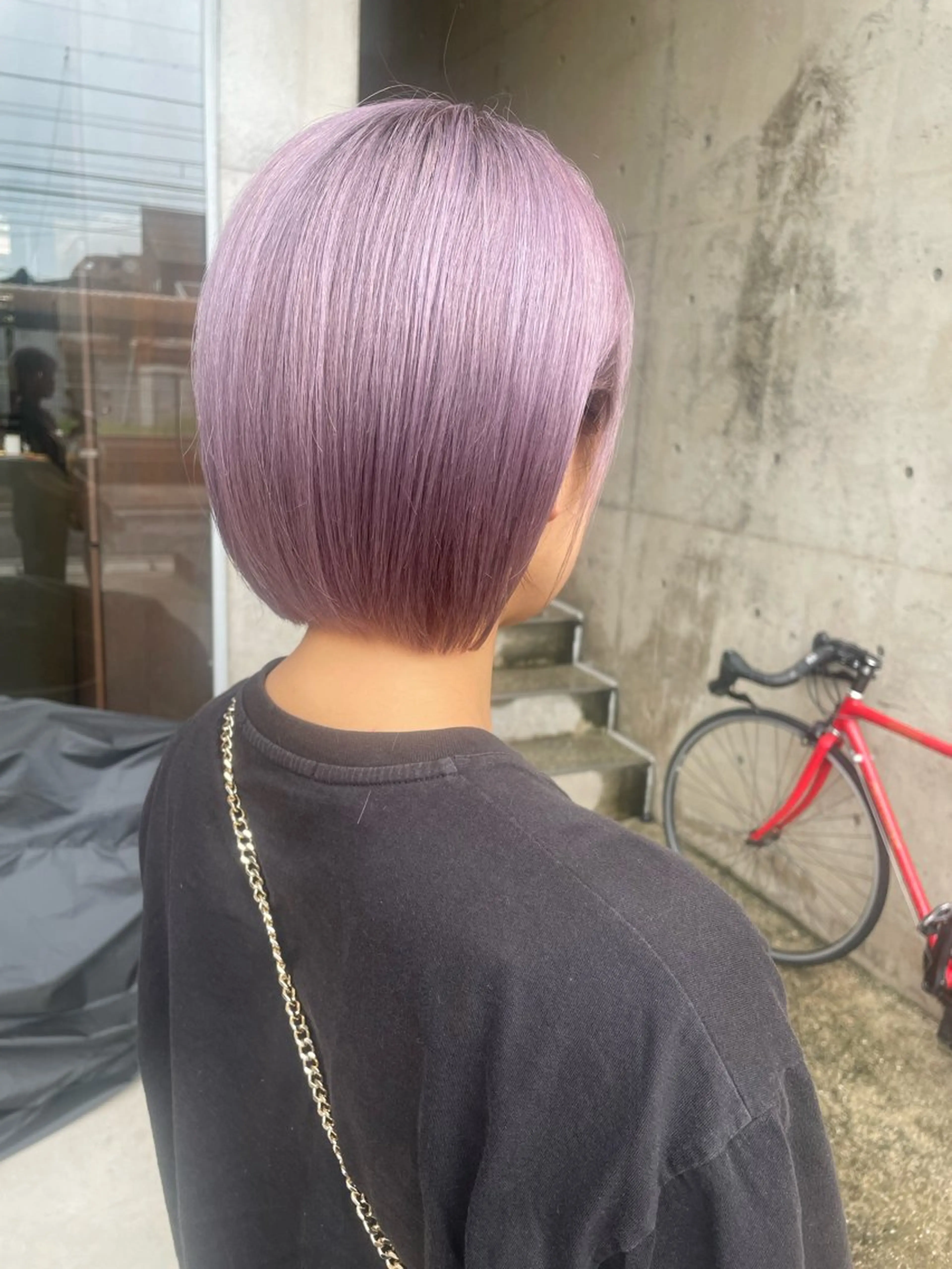 ショート カラー ブリーチ ヘアカラー トリートメント hair  design  ALBERO所属・日高 香織のヘアスタイル