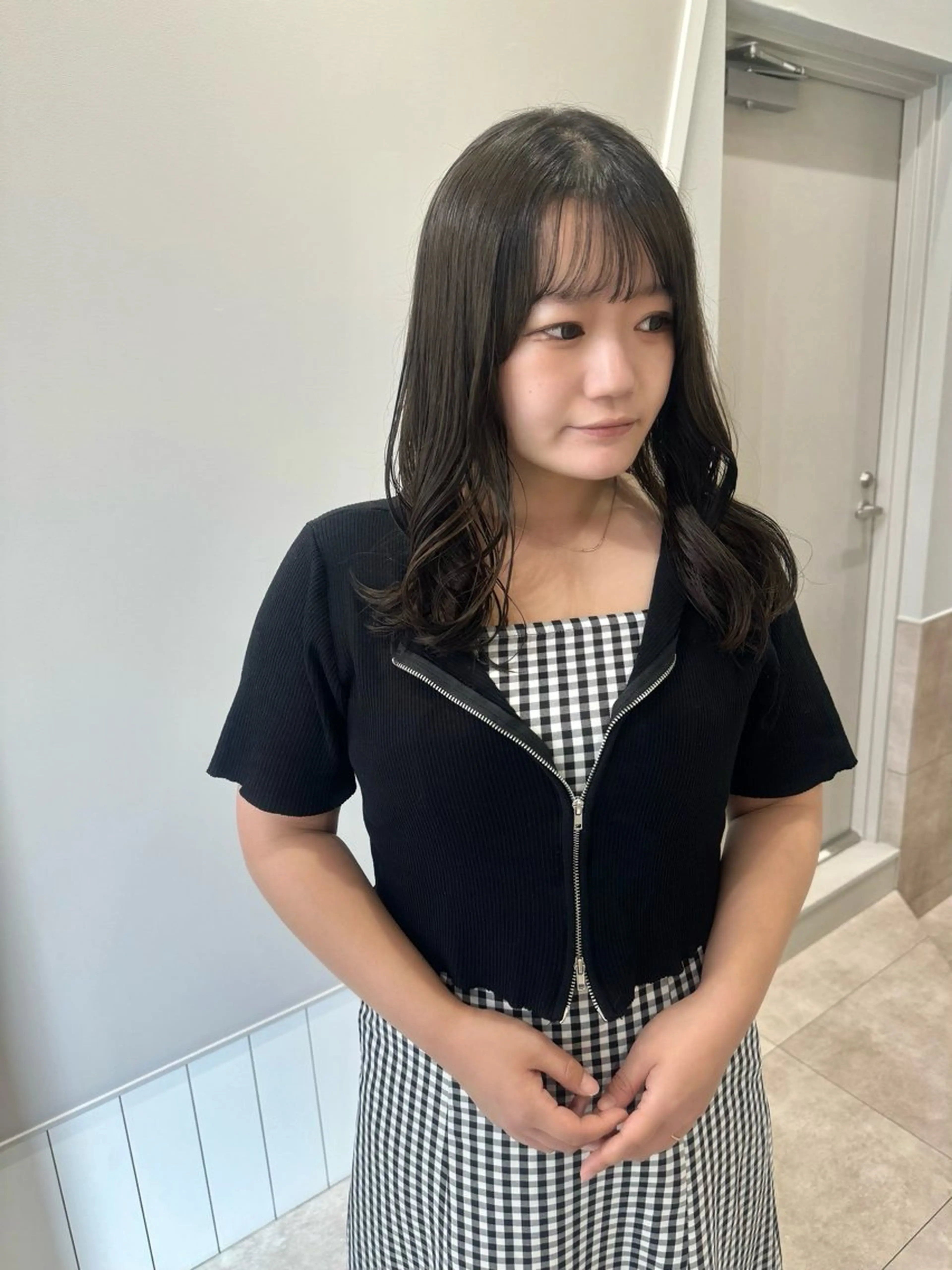 セミロング カット ヘアカラー トリートメント GO TODAY SHAiRE SALON 広島店所属・三輪 恭平のヘアスタイル