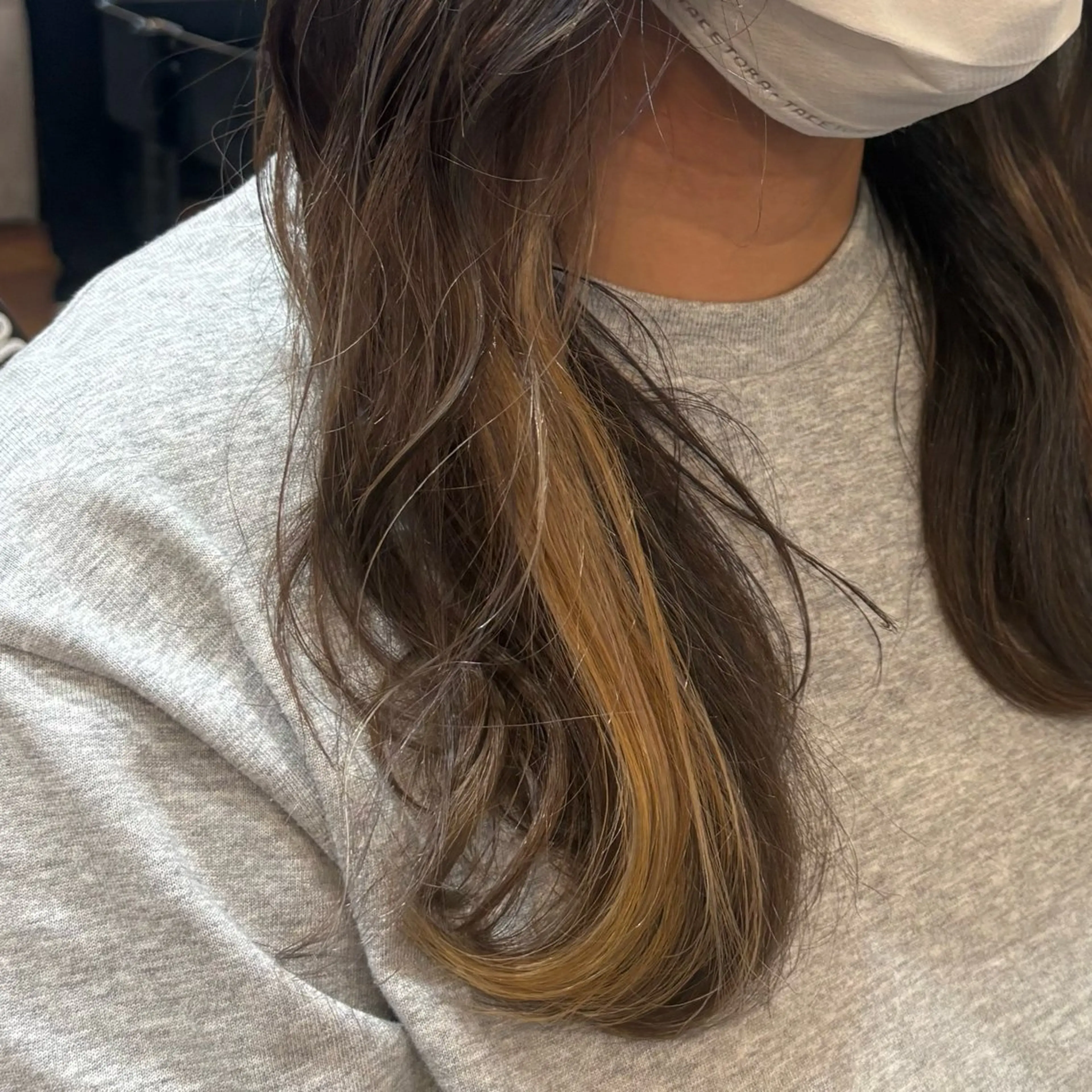 ロング MOLLASALON 浅香山店所属・髪質改善カラー 縮毛矯正🤍辻桃加のヘアスタイル