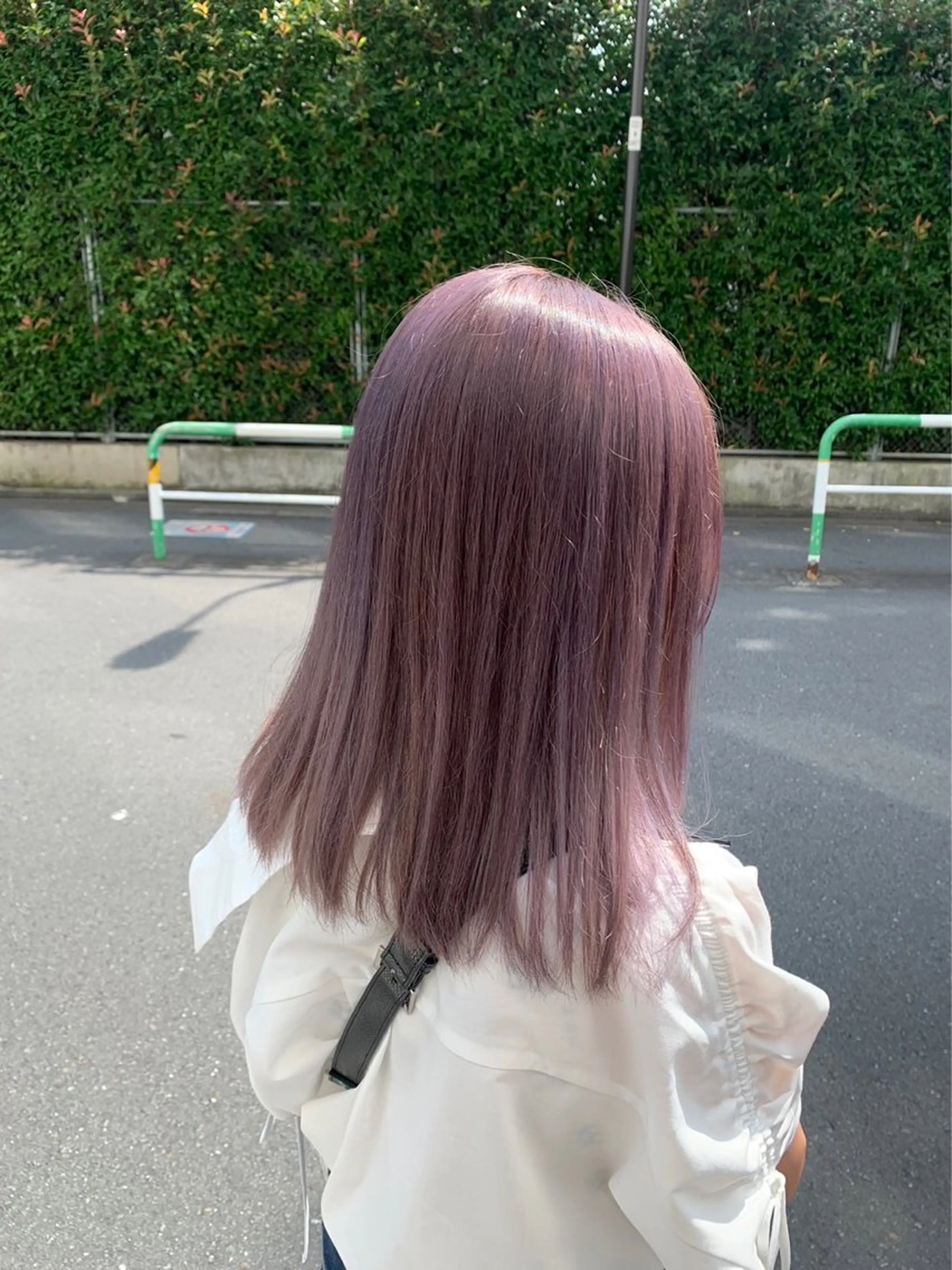 セミロング カラー hair living Liko池袋東口店【ヘアーリビング　リコ】所属・🌱透明感カラー☘️ TOYO🌱のヘアスタイル