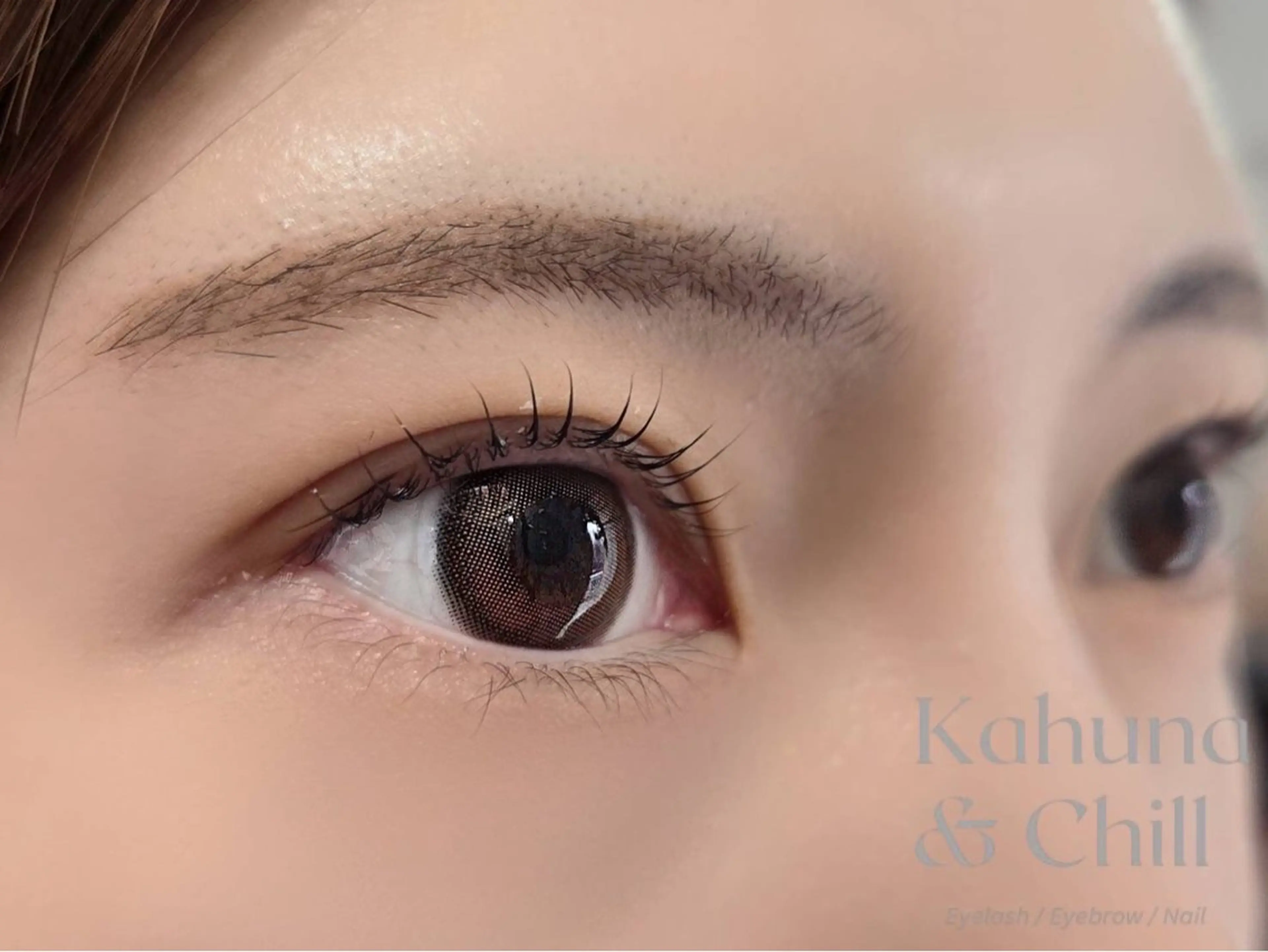 マツエク・マツパ ナチュラル まつげパーマ 一重×まつ毛パーマ マツパ kahuna &chillのマツエク・マツパデザイン