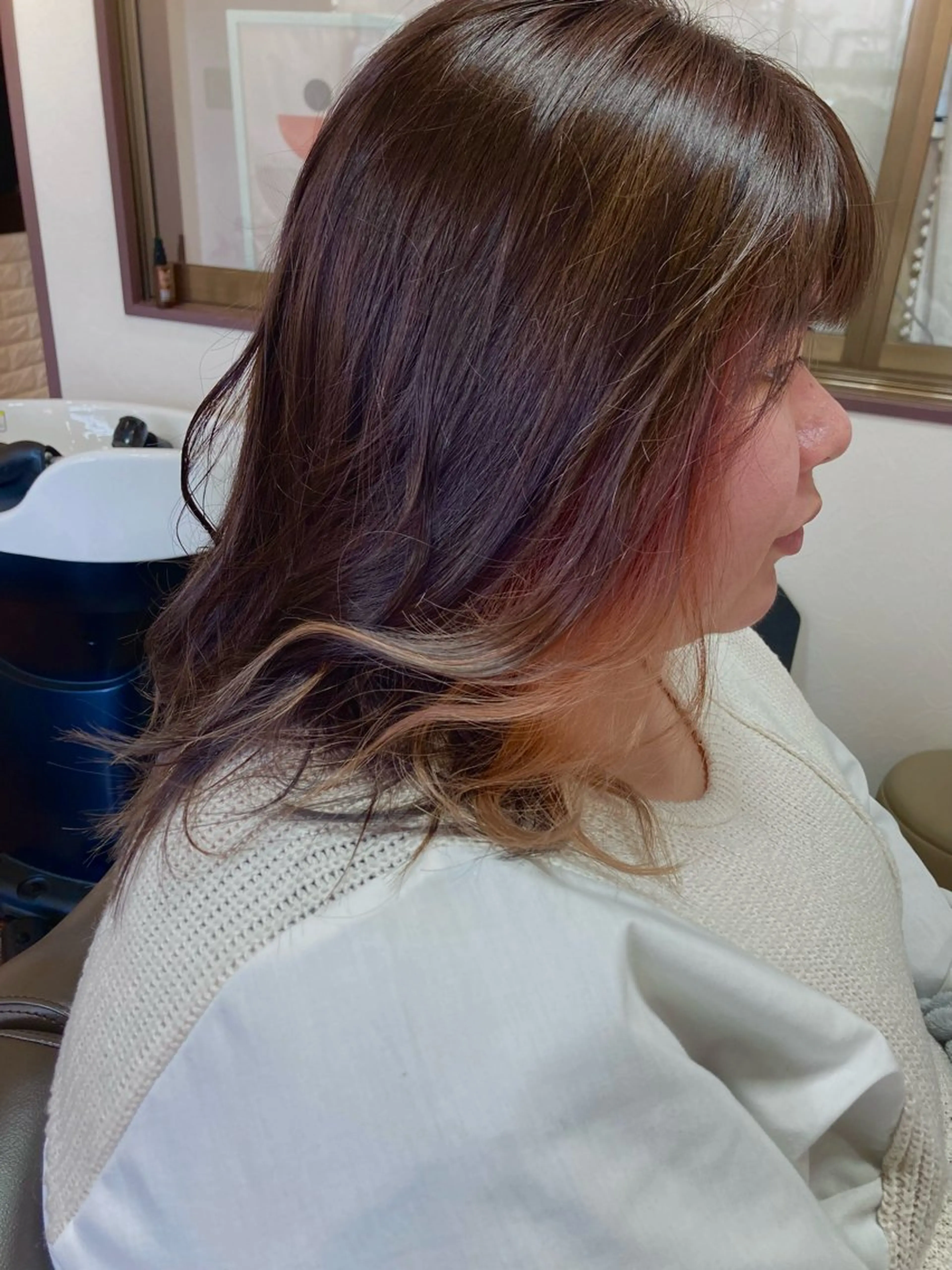 セミロング JIU所属・池岡 洋子のヘアスタイル