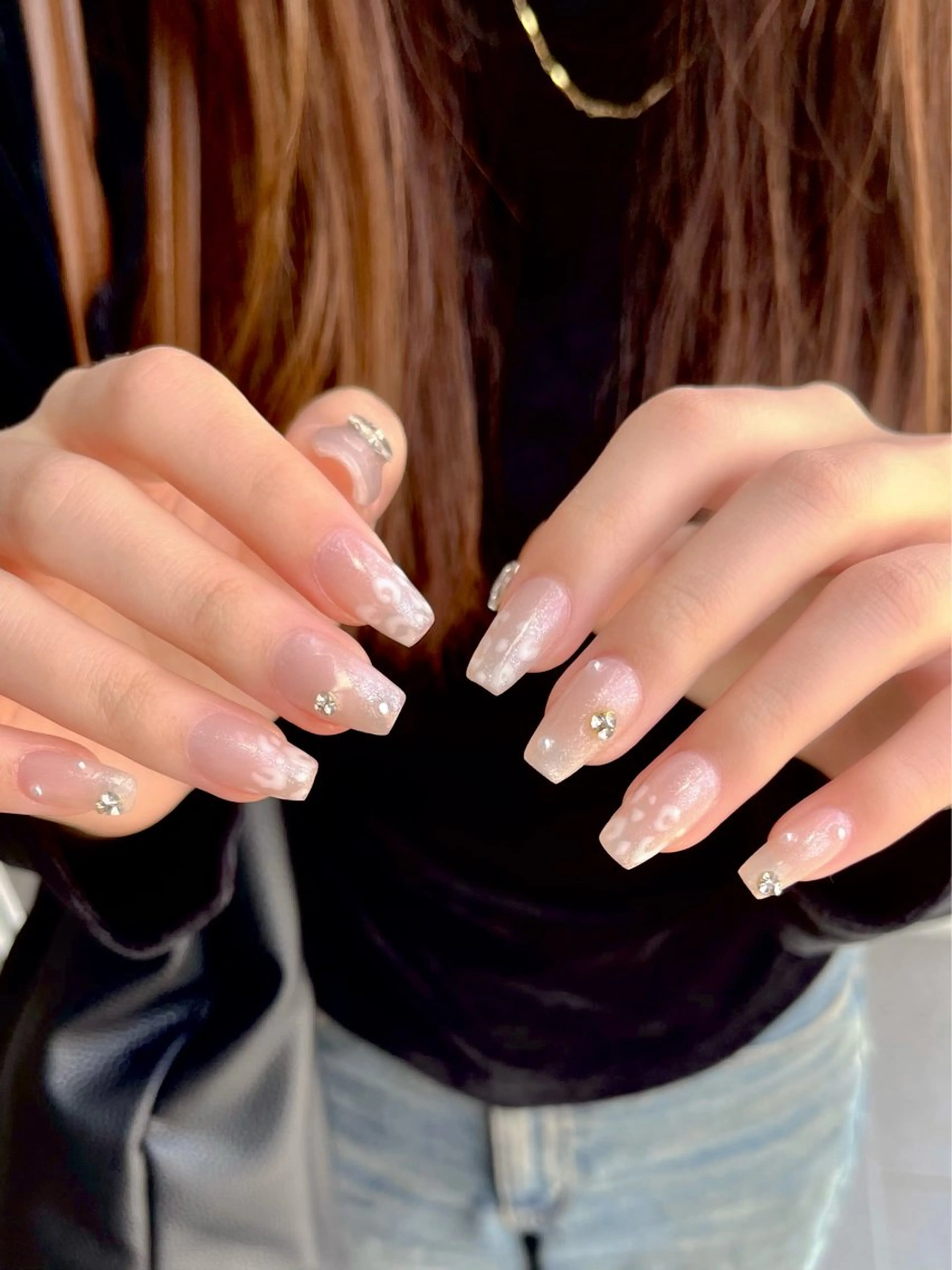 ネイル キラキラネイル マグネットネイル ワンカラーネイル スカルプネイル ワンホンネイル nine.🦋 YUKOのネイルデザイン