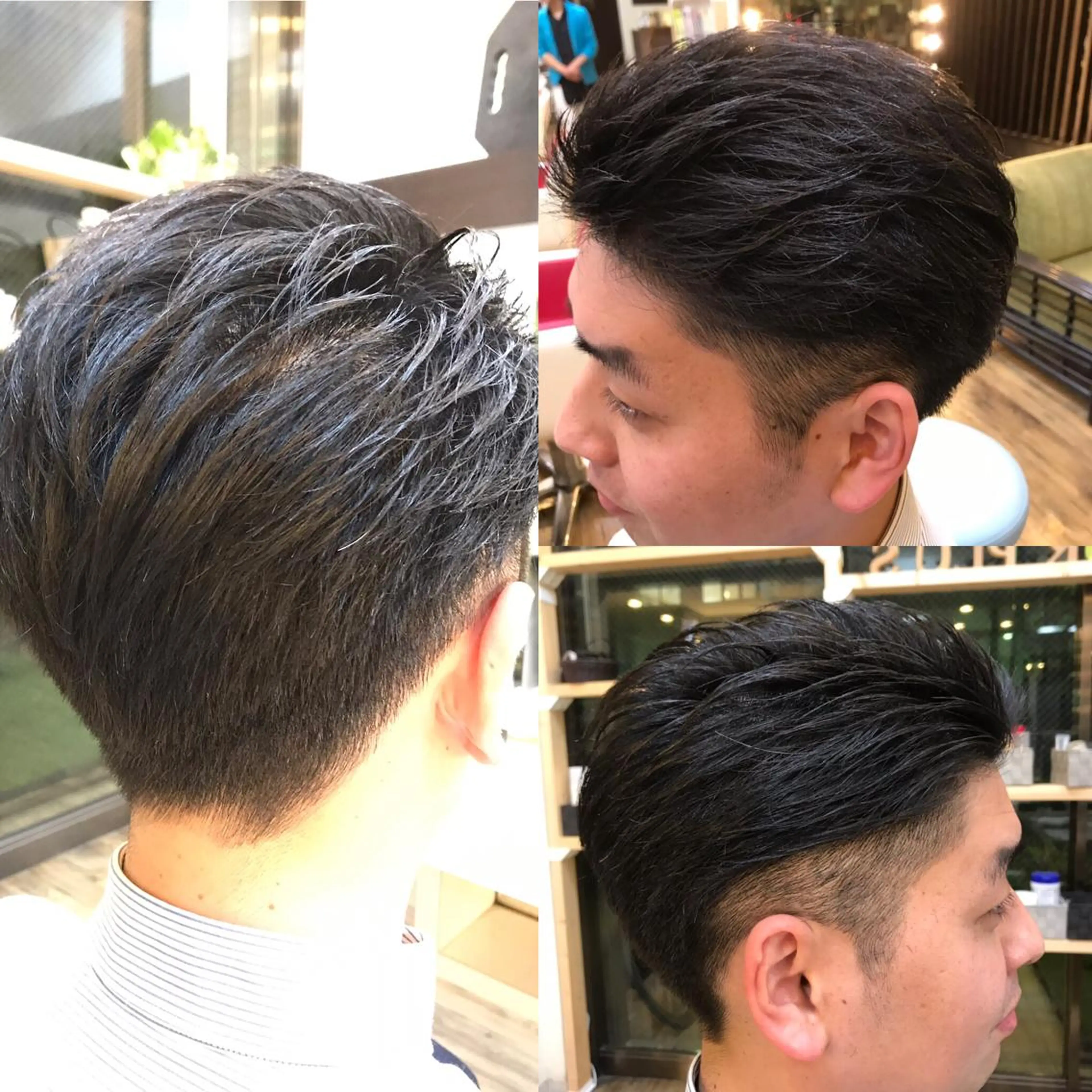 ショート メンズ ビジネス ショートヘア カット 赤羽、髪質改善サロン 吉野リョウスケのヘアスタイル