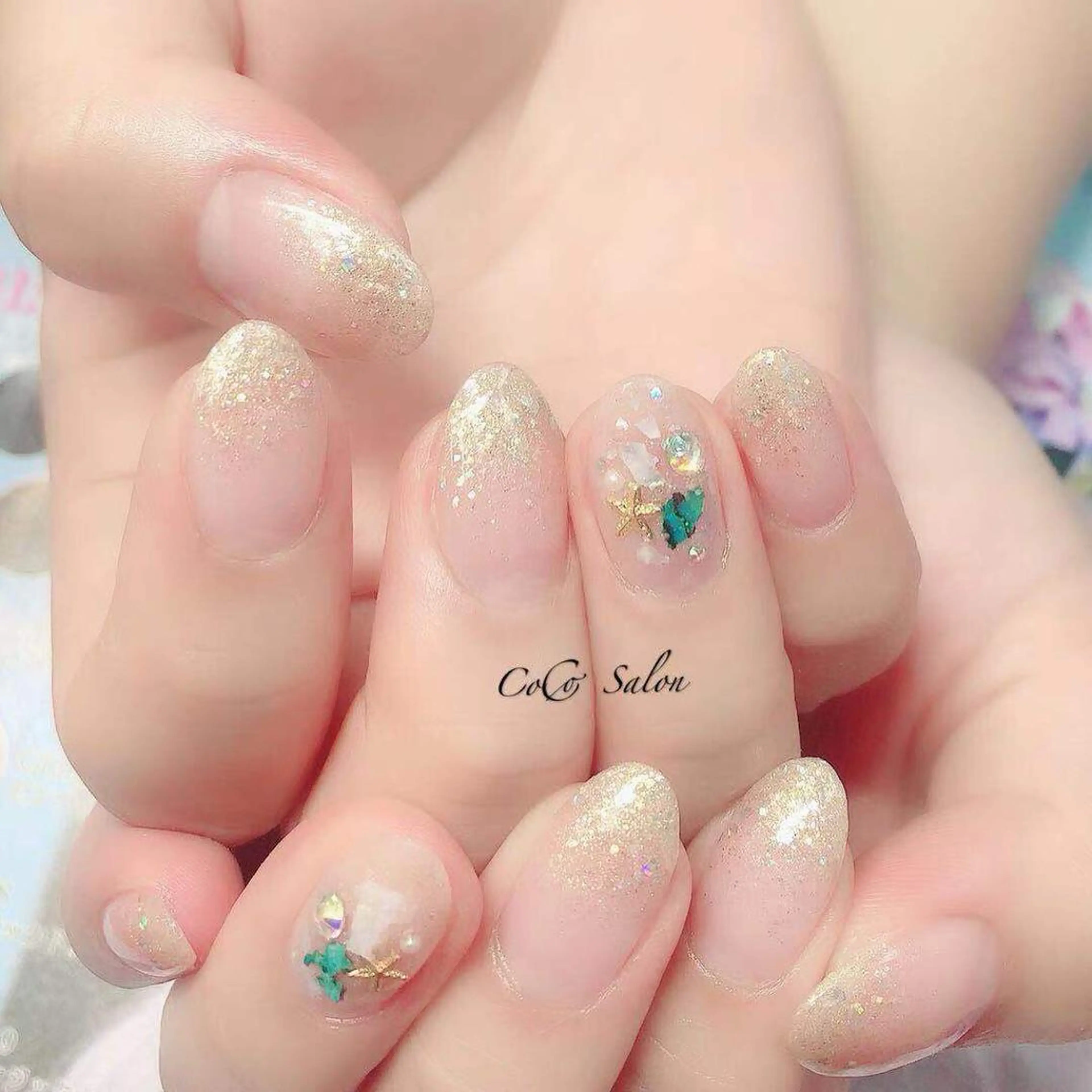 ネイル シンプルネイル ハンドネイル CoCoSalon ネイル/まつ毛予約のネイルデザイン