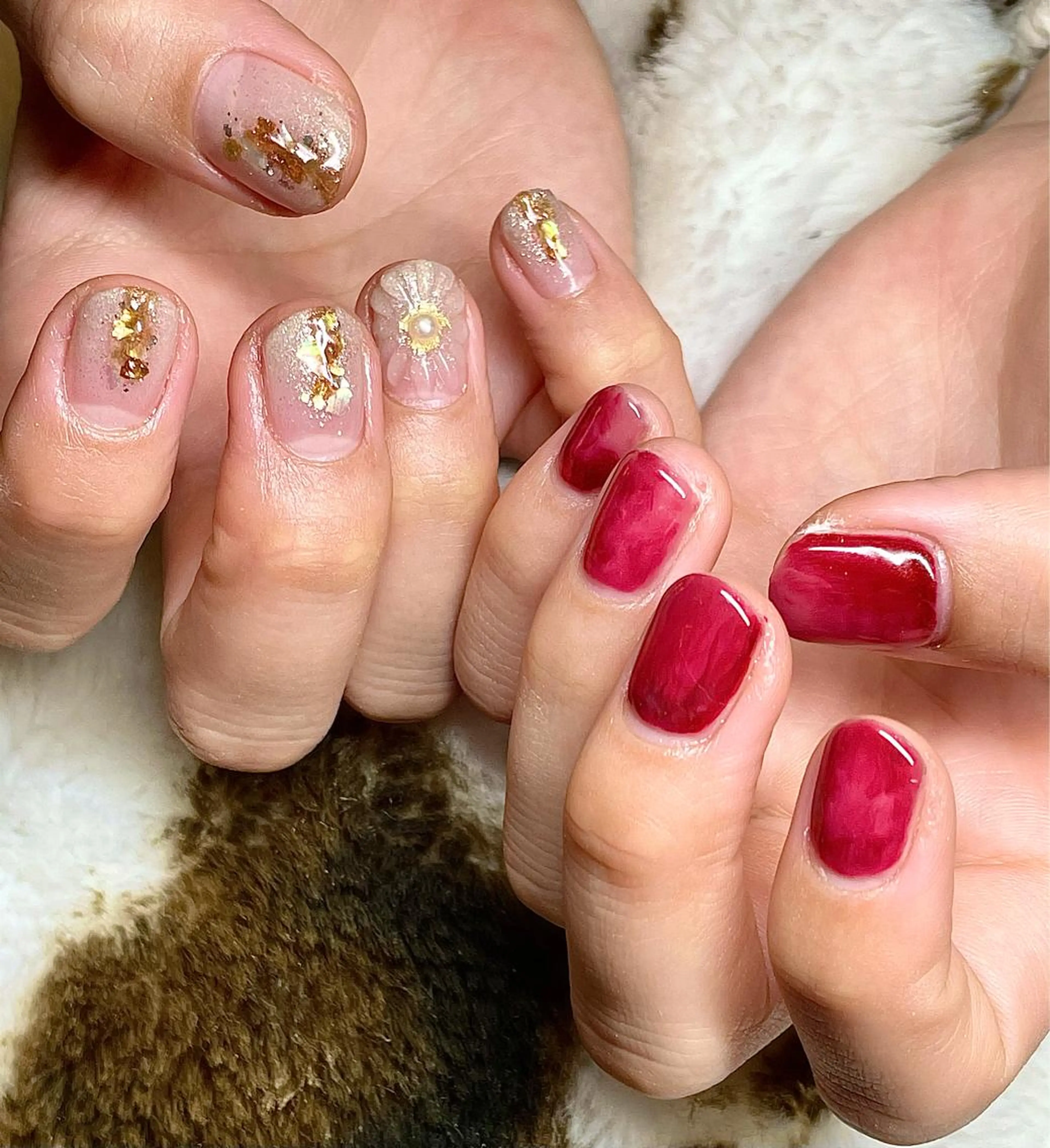 ショート カラー パーマ ヘアアレンジ メンズ キッズ ネイル マツエク・マツパ nail&eye Aoのマツエク・マツパデザイン