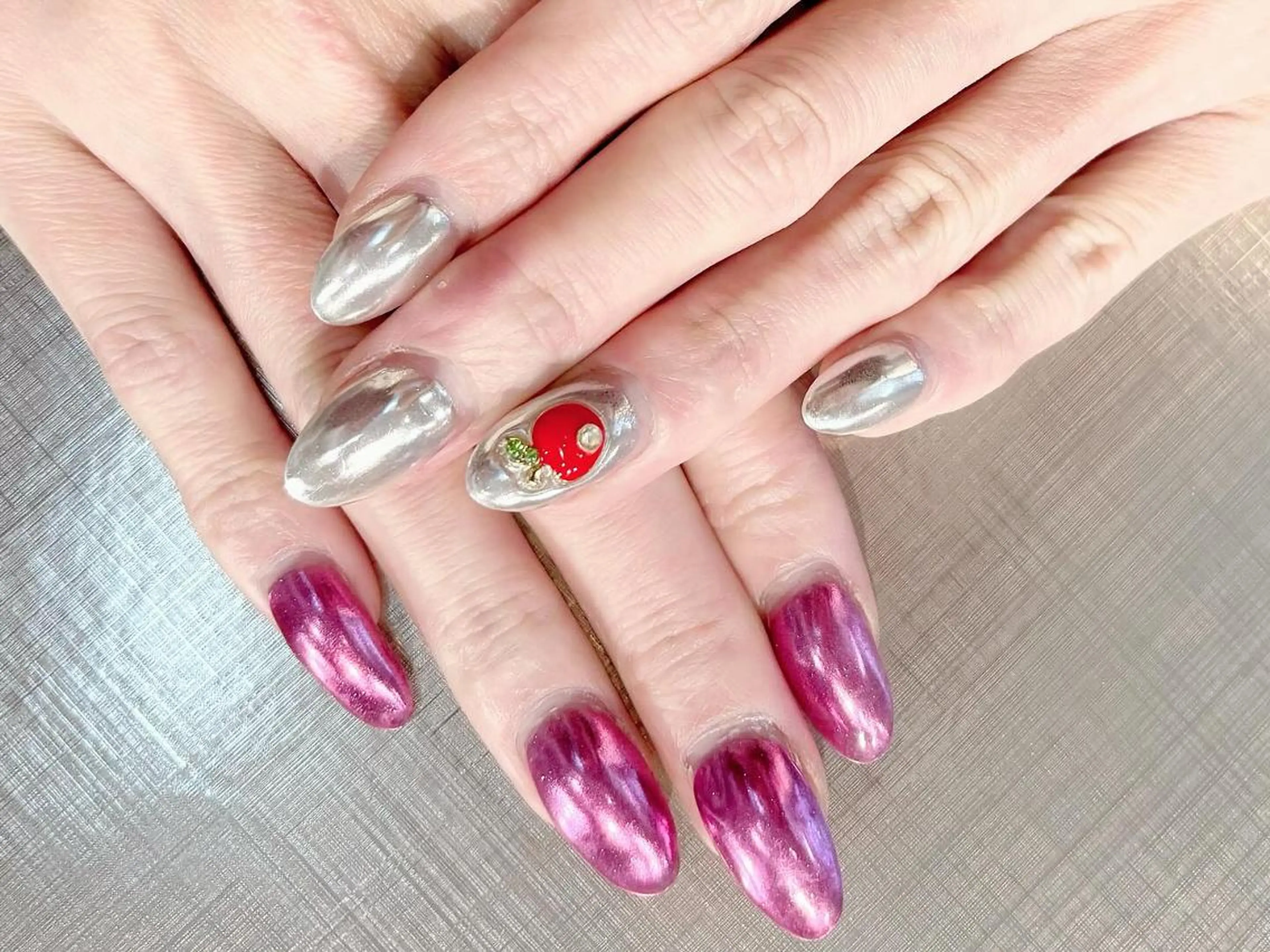 ネイル アートネイル ジェルネイル マグネットネイル ミラーネイル ニュアンスネイル Cat's eye TOKYO 新宿店のネイルデザイン
