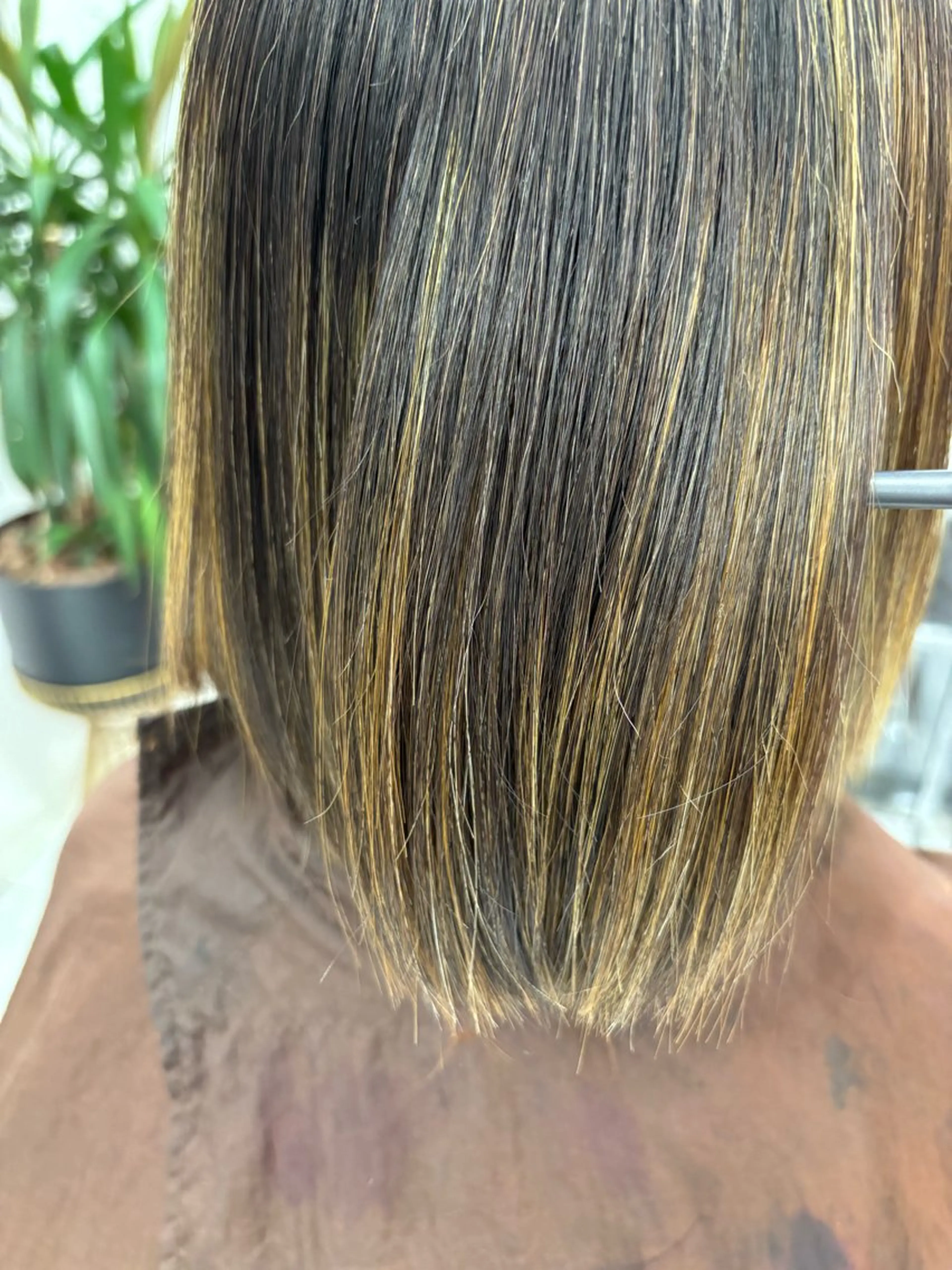 ミディアム 縮毛矯正 トリートメント EARTH艶髪 ストレートharuのヘアスタイル