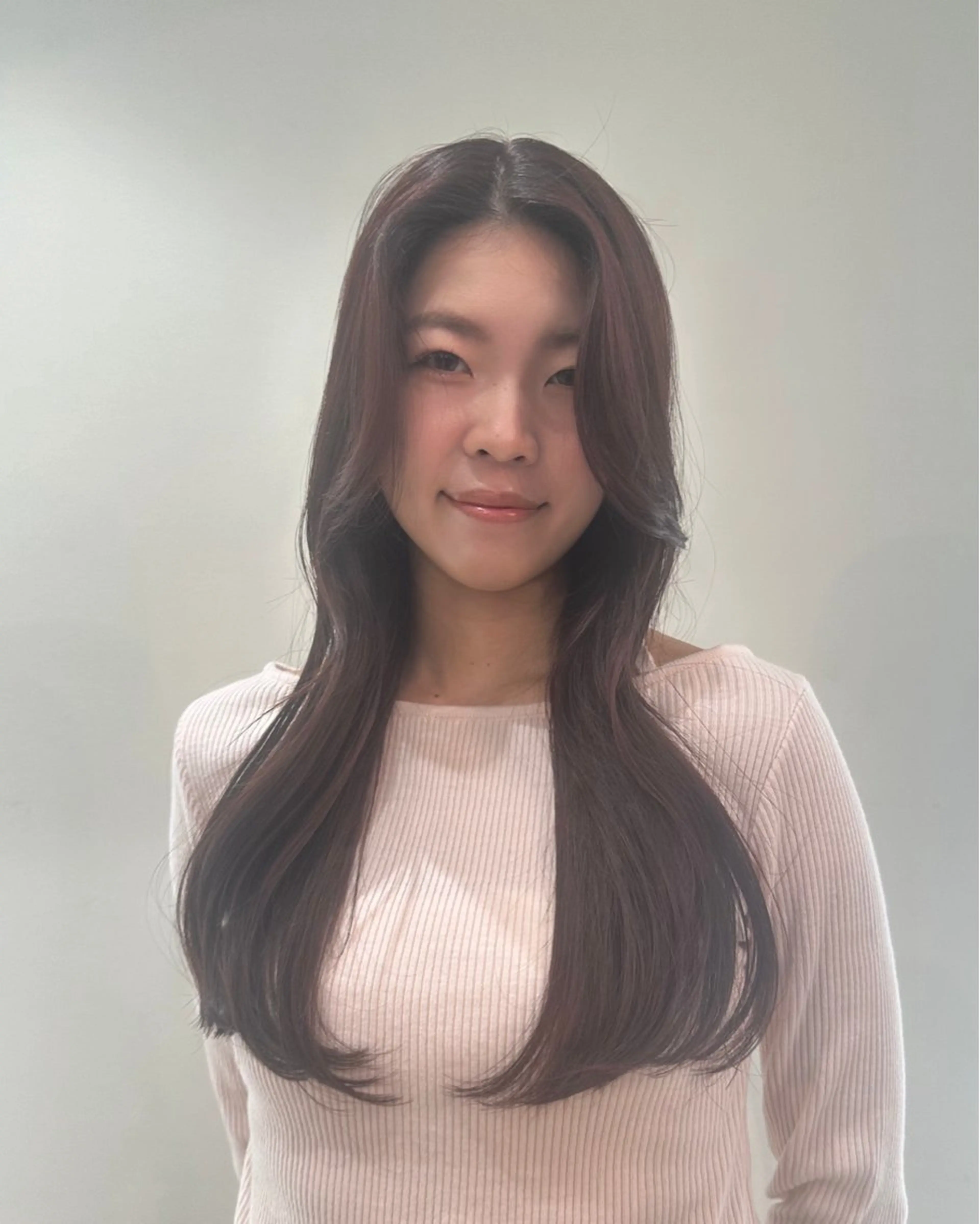 ロング カラー tiravento 南船場店所属・nana 韓国スタイル🇰🇷のヘアスタイル