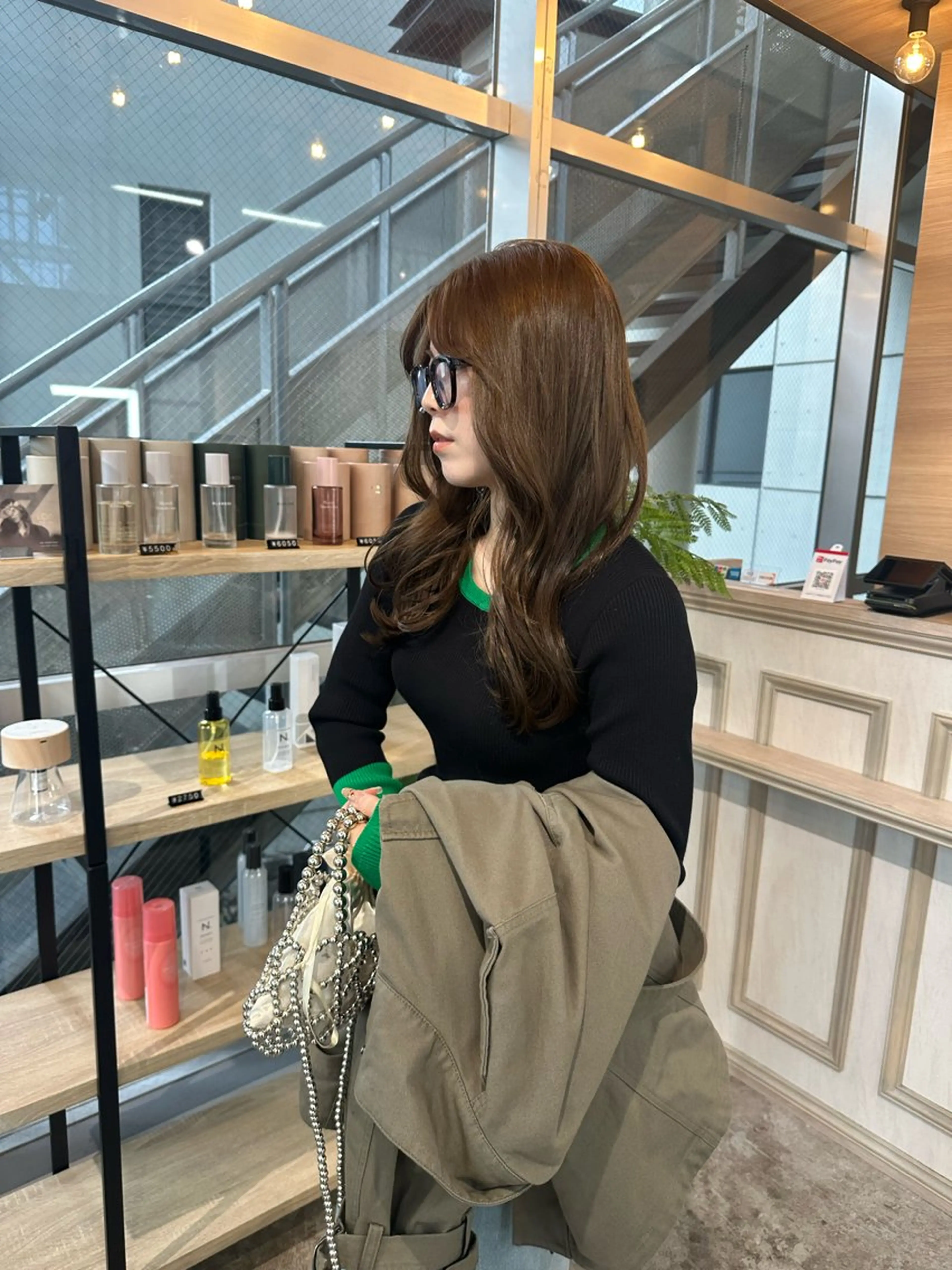 セミロング 髪質改善 カット ヘアカラー トリートメント 🌿髪質改善🌿艶髪 透明感🌿karenのヘアスタイル