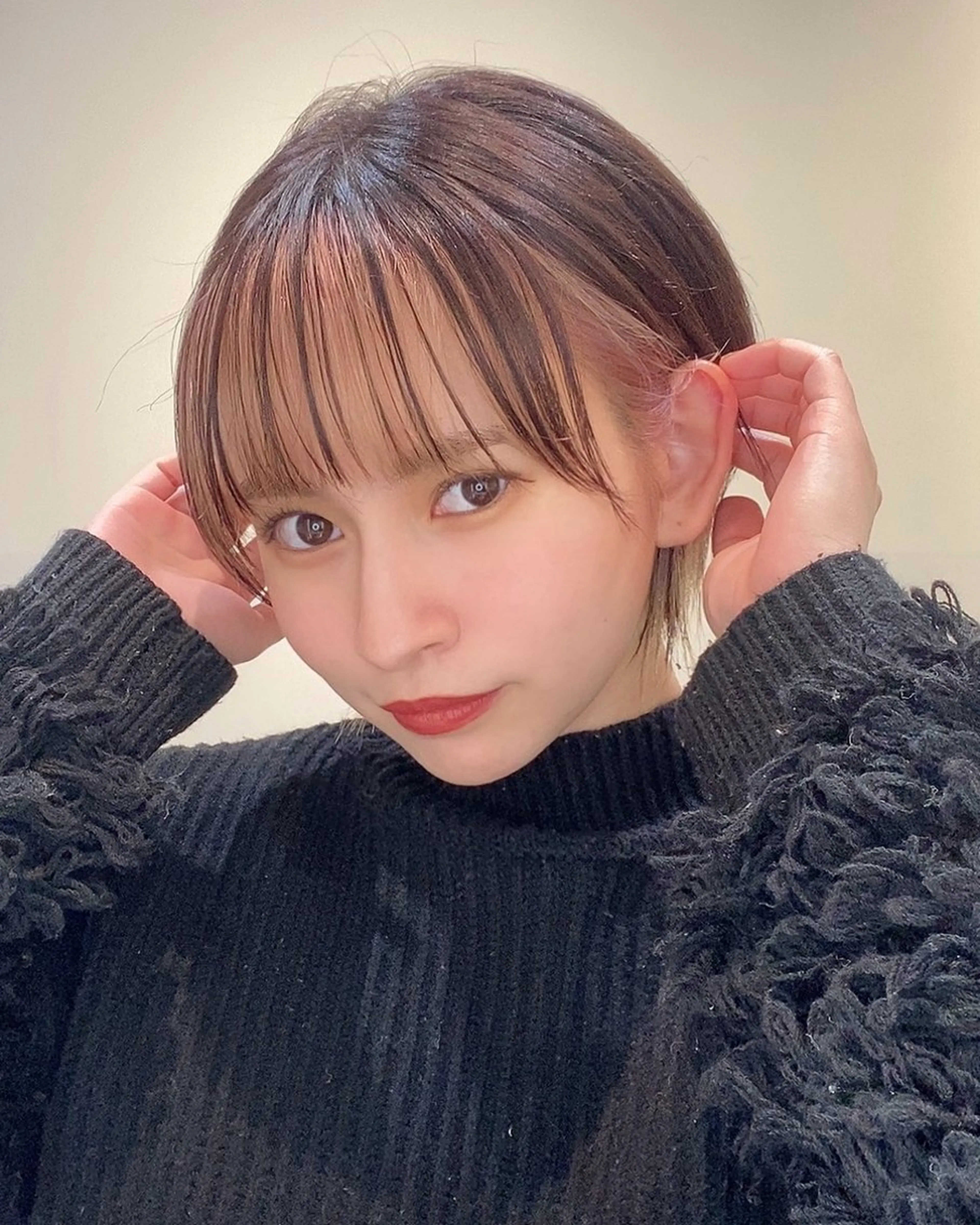 ショート カラー ブリーチ ケアブリーチ デザインカラー インナーカラー ピンクカラー カット ヘアカラー トリートメント インナーカラー/レイ ヤーカット♡/マキシのヘアスタイル