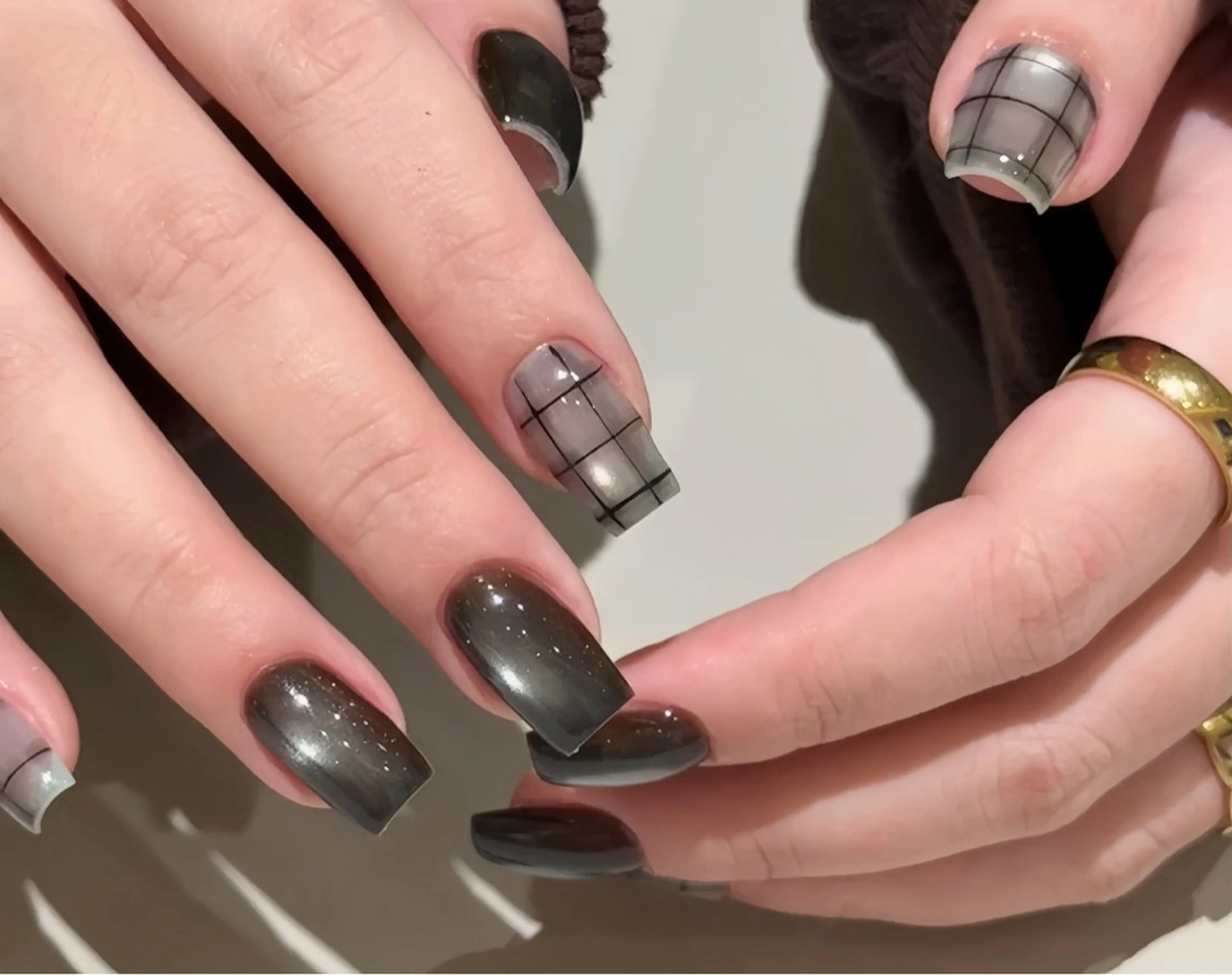 ネイル アートネイル フットネイル フレンチネイル ジェルネイル グラデーション Egao Nail Salonのネイルデザイン