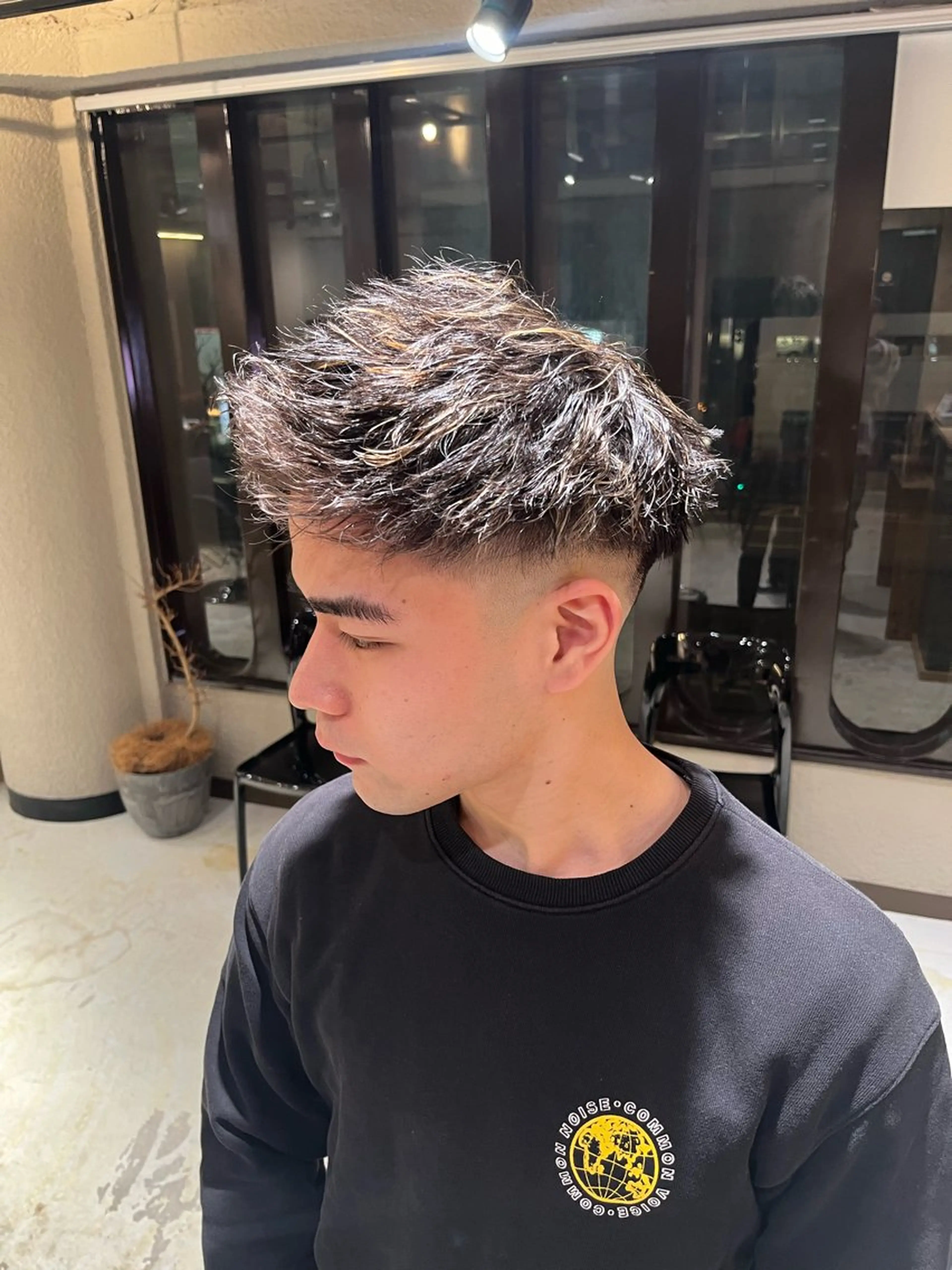 メンズ カット パーマ 🏅EIGHT難波/ 【店長】タモツのヘアスタイル