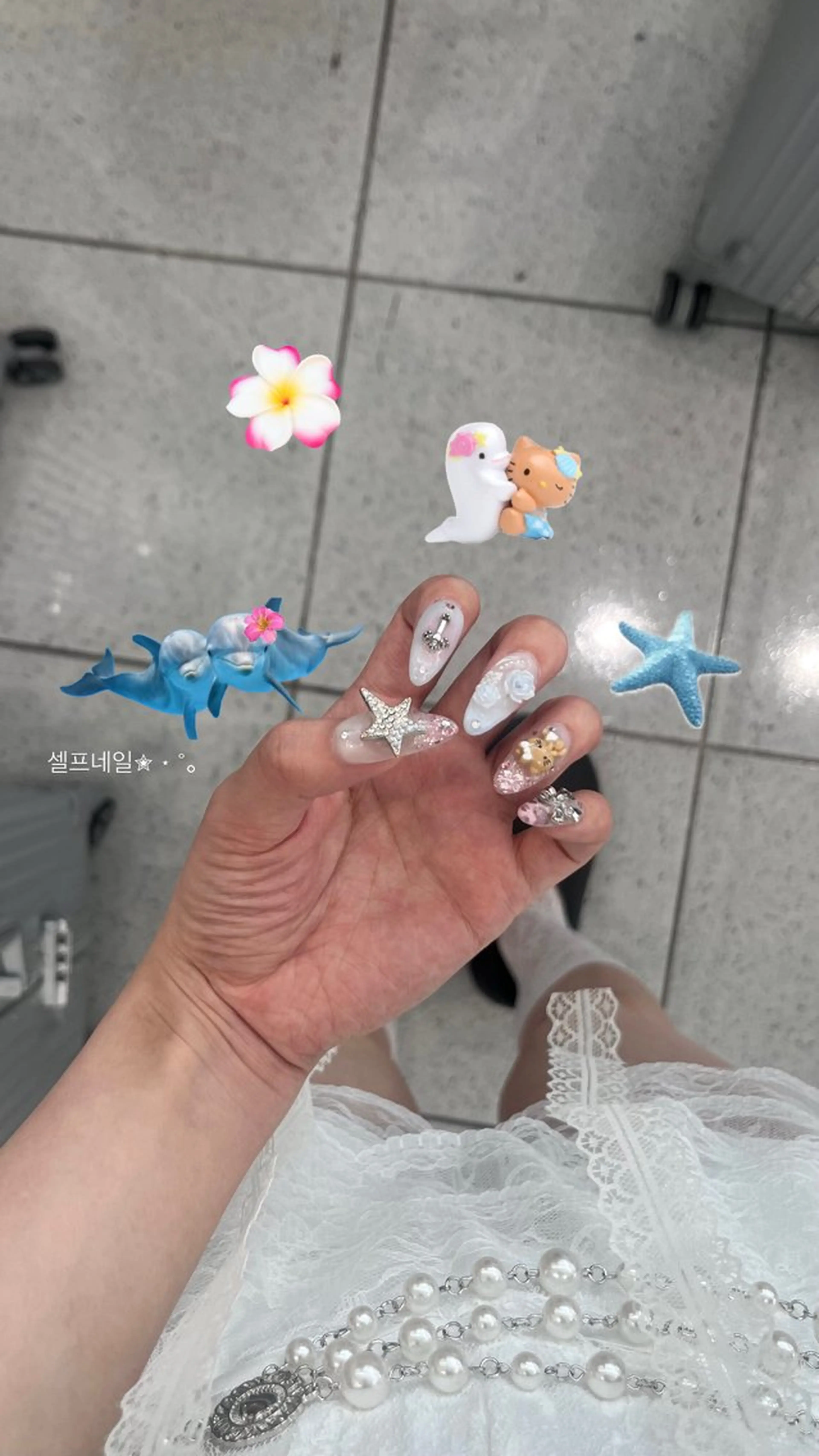 ネイル 夏ネイル ゆ き ‪‪★のネイルデザイン