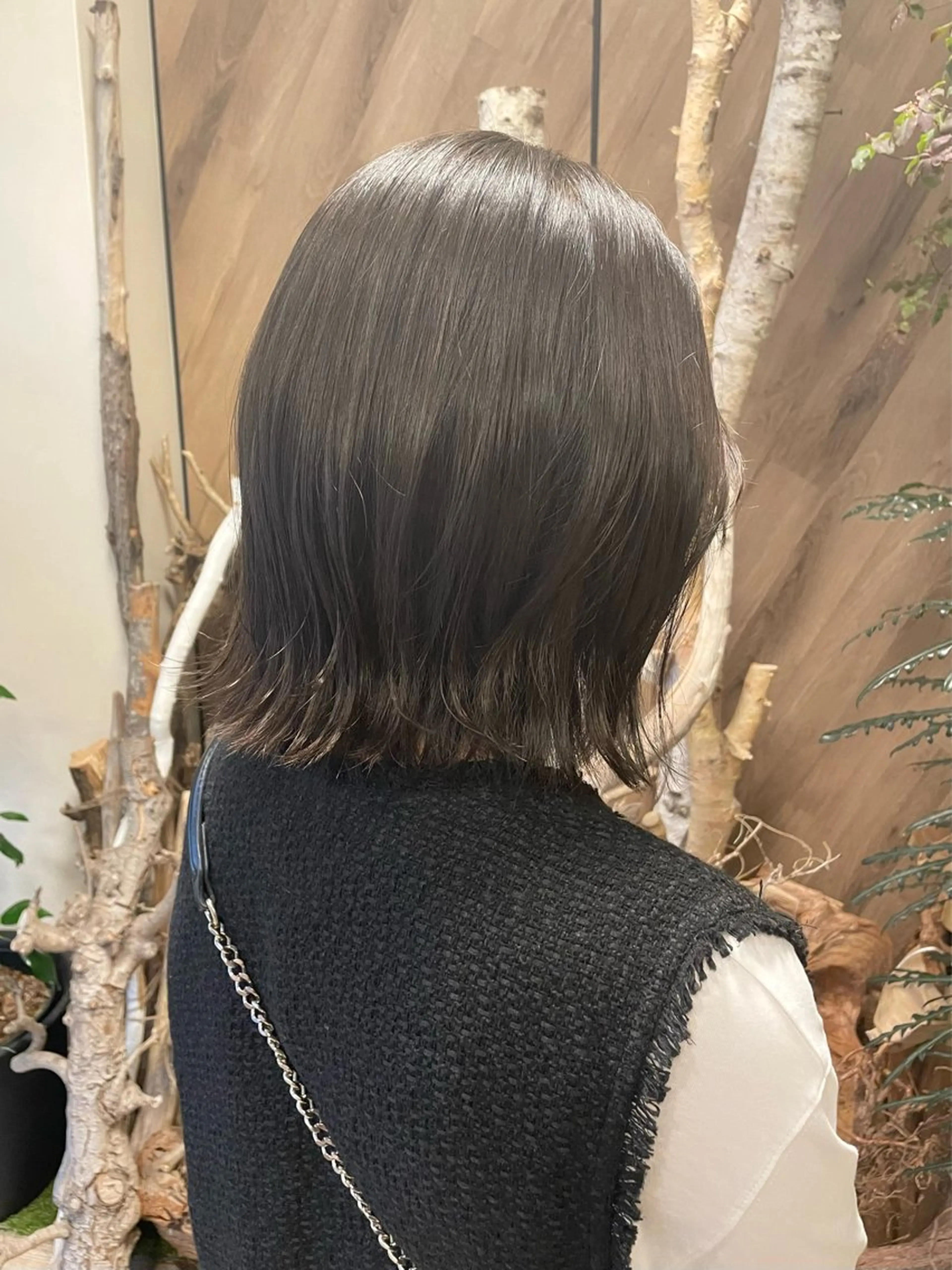 ミディアム カット ヘアカラー トリートメント 仙台/艶髪/暗髪/ MIZUHOのヘアスタイル