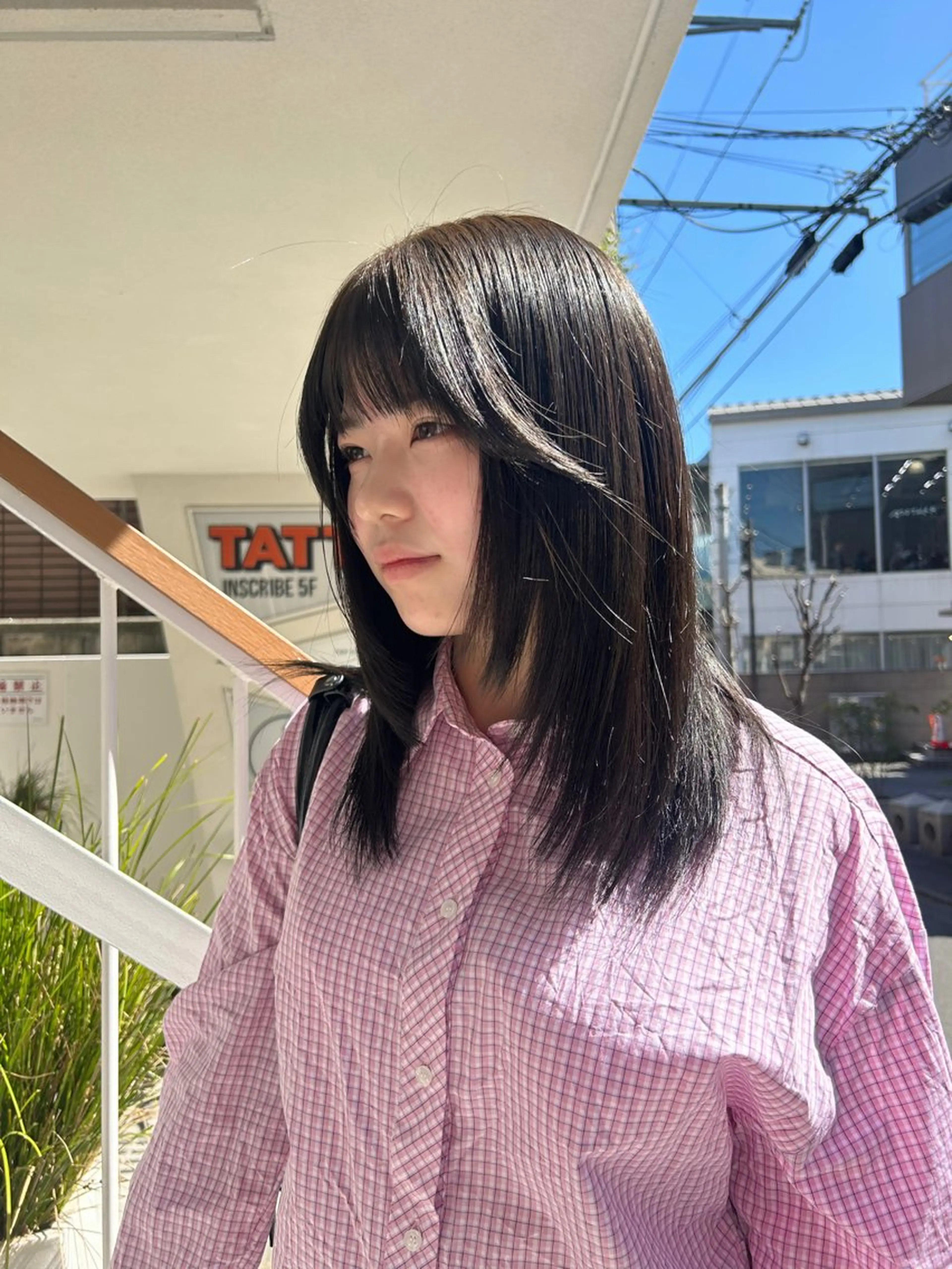 セミロング カラー グレージュ カット ヘアカラー トリートメント CASANE所属・ラフで可愛いヘア 🐈⬛Rukaのヘアスタイル