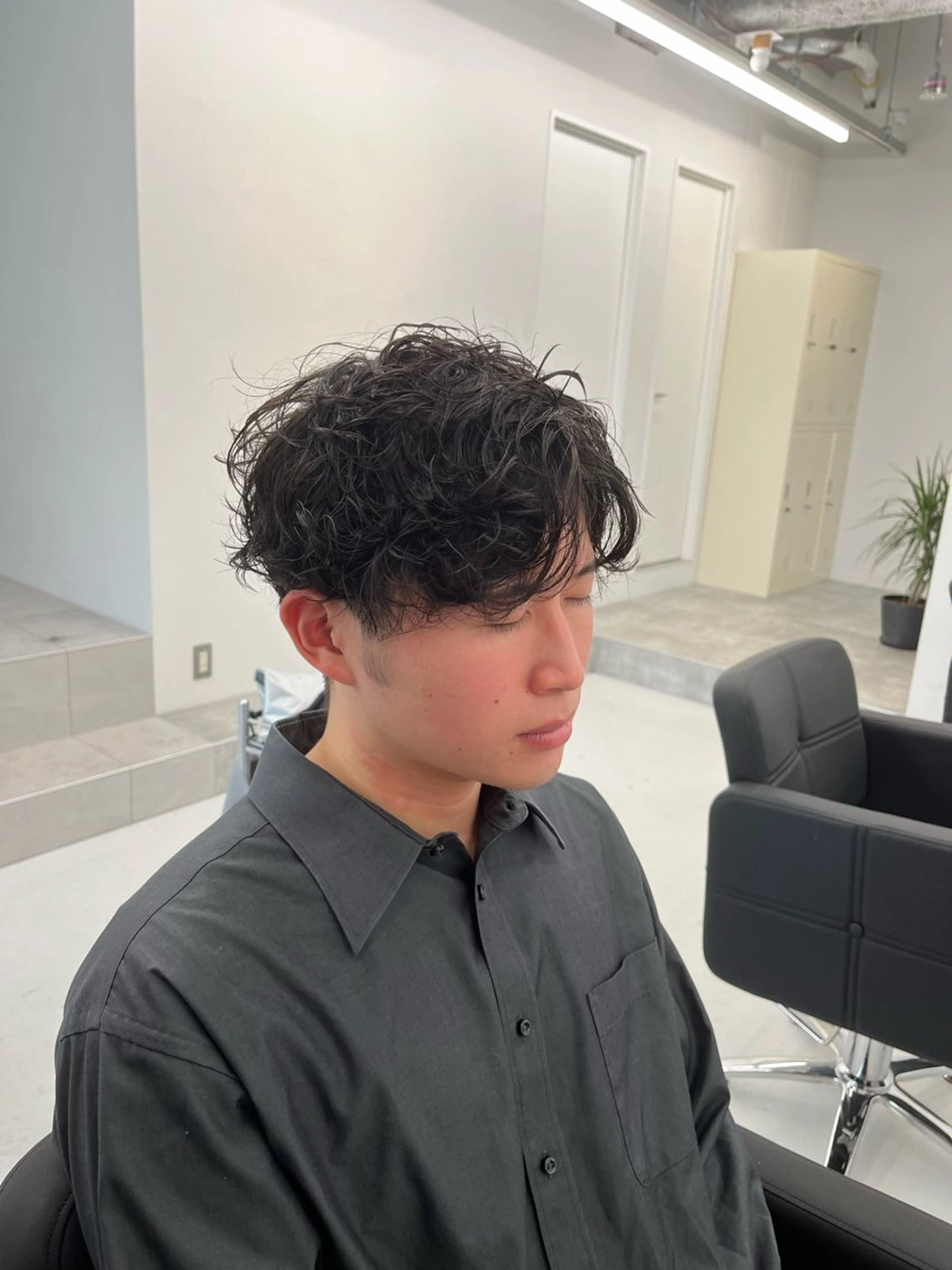 パーマ メンズ 中山 皓貴のヘアスタイル