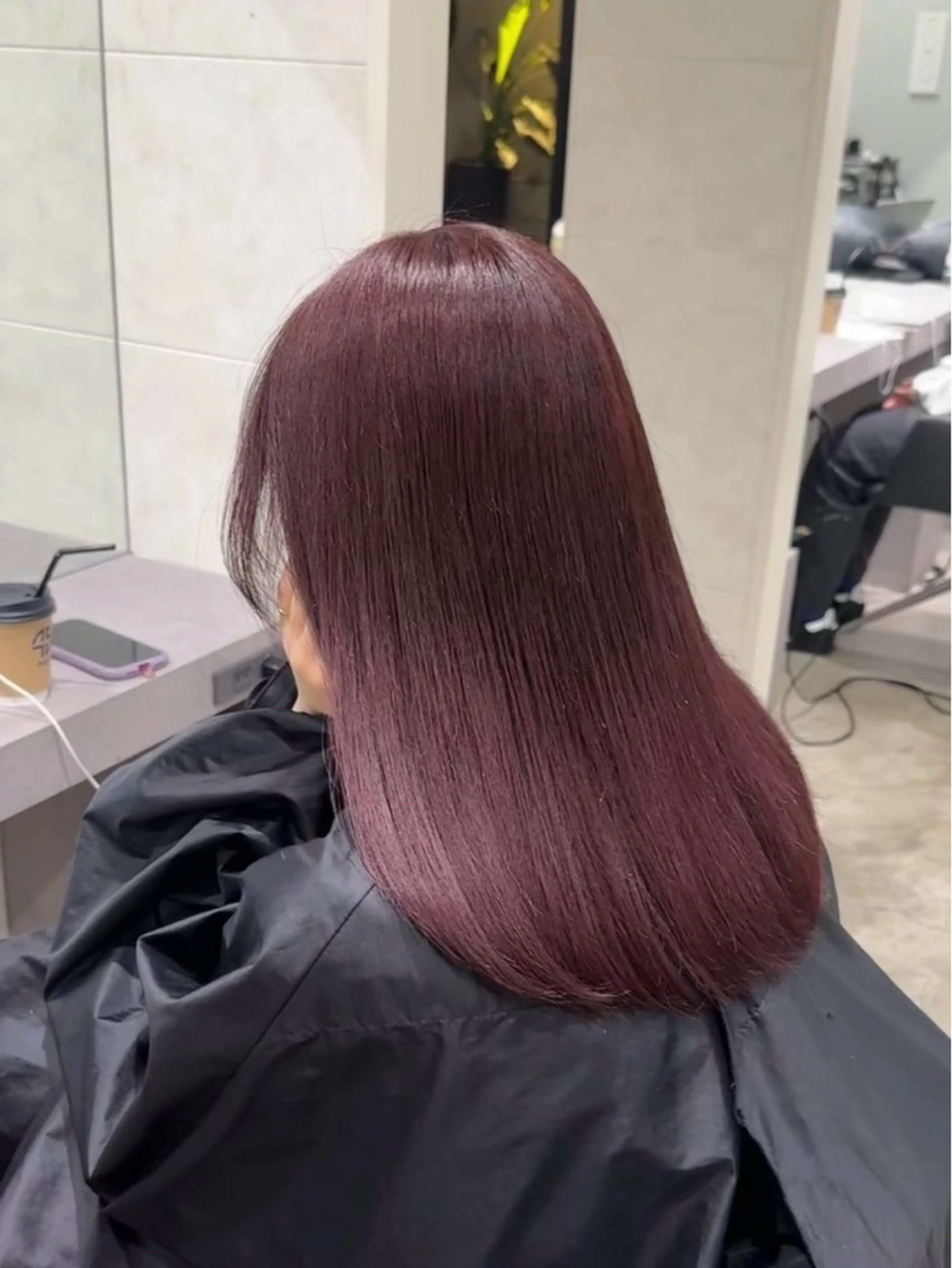 セミロング 縮毛矯正 多毛専門/ 酒井愛由のヘアスタイル