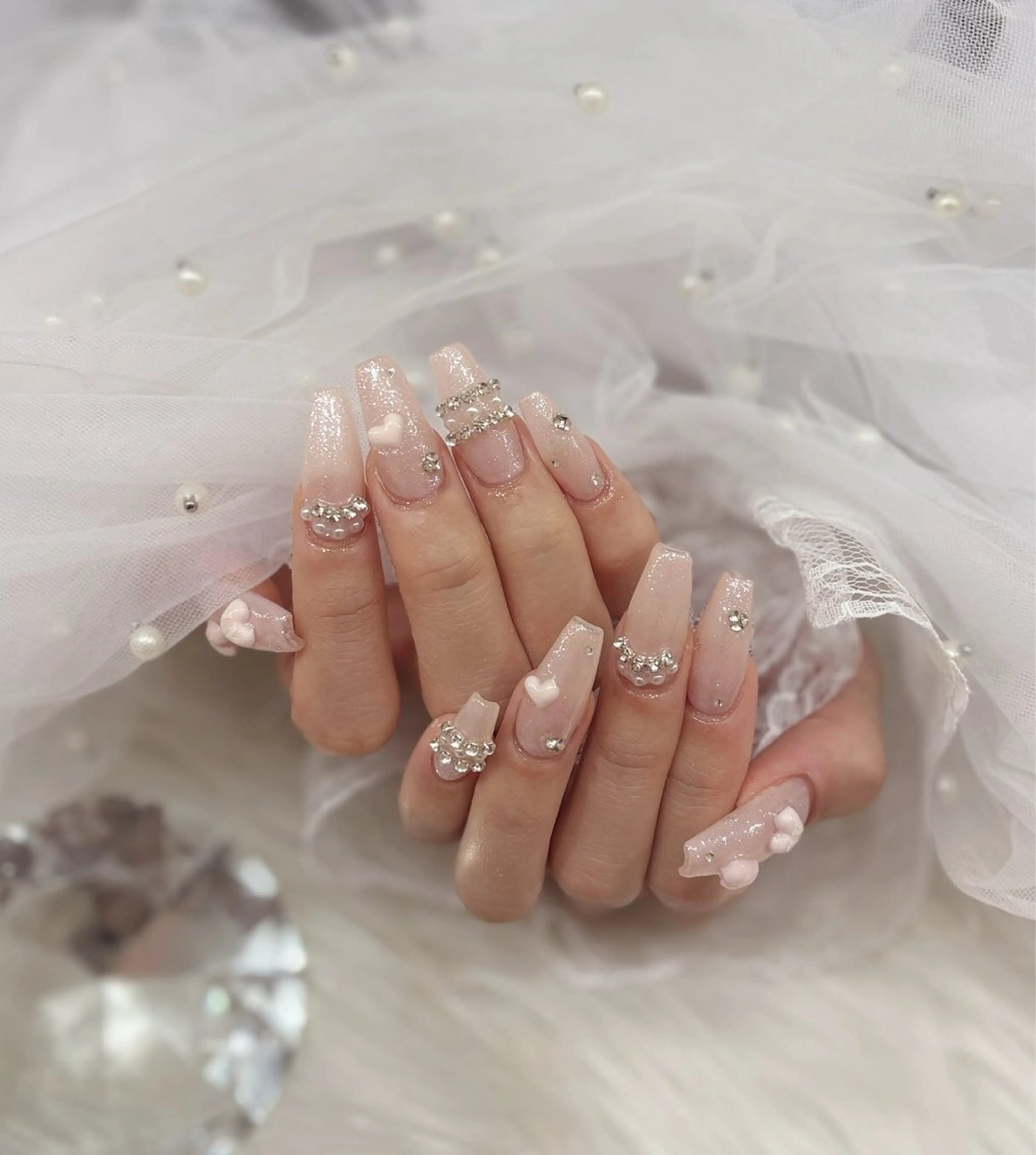 ネイル 🎀ナナミ/ガー リー/スカルプ🎀のネイルデザイン