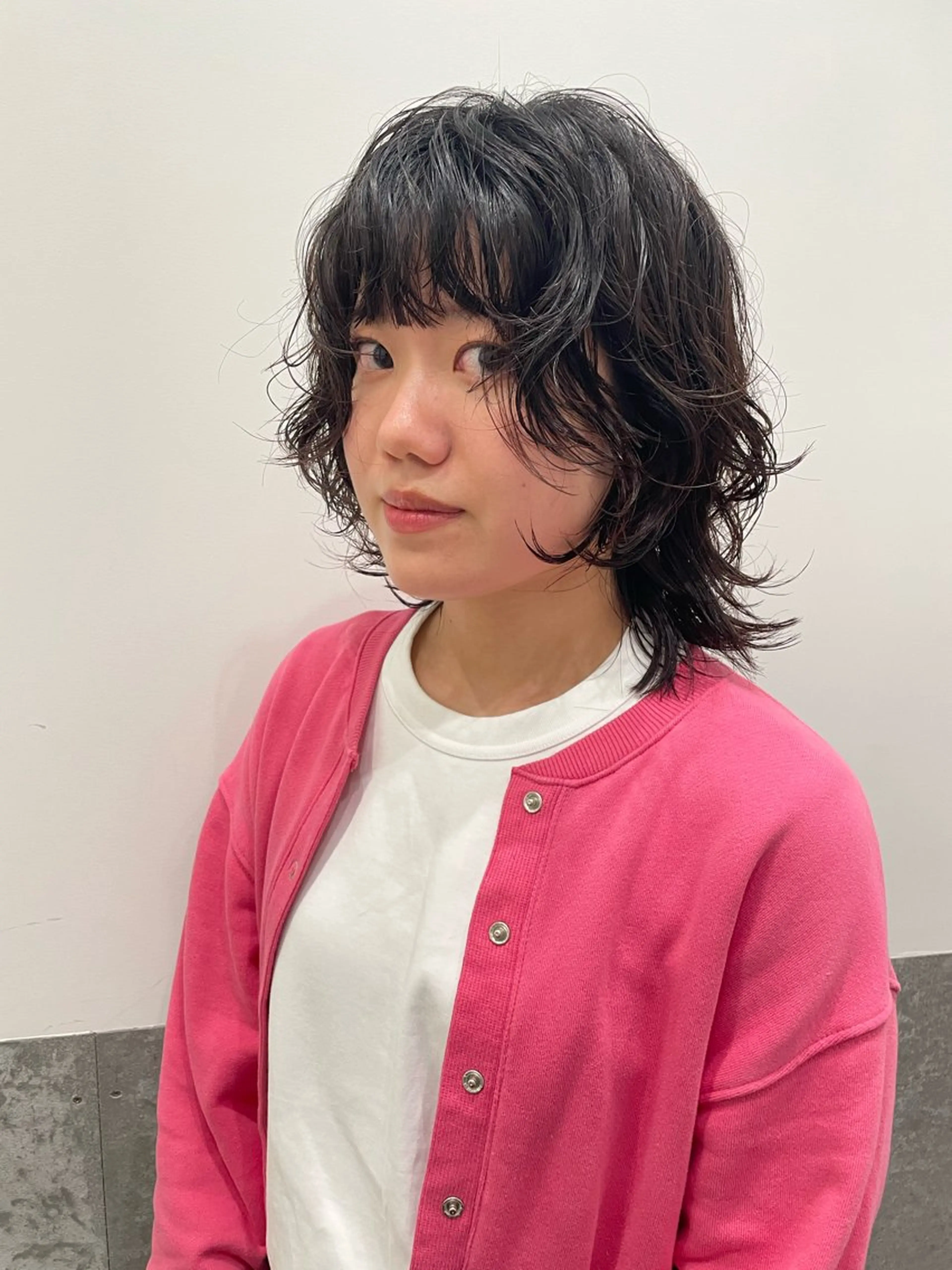 ショート パーマ カット パーマ トリートメント センスをお届けします 大谷将生INFPのヘアスタイル