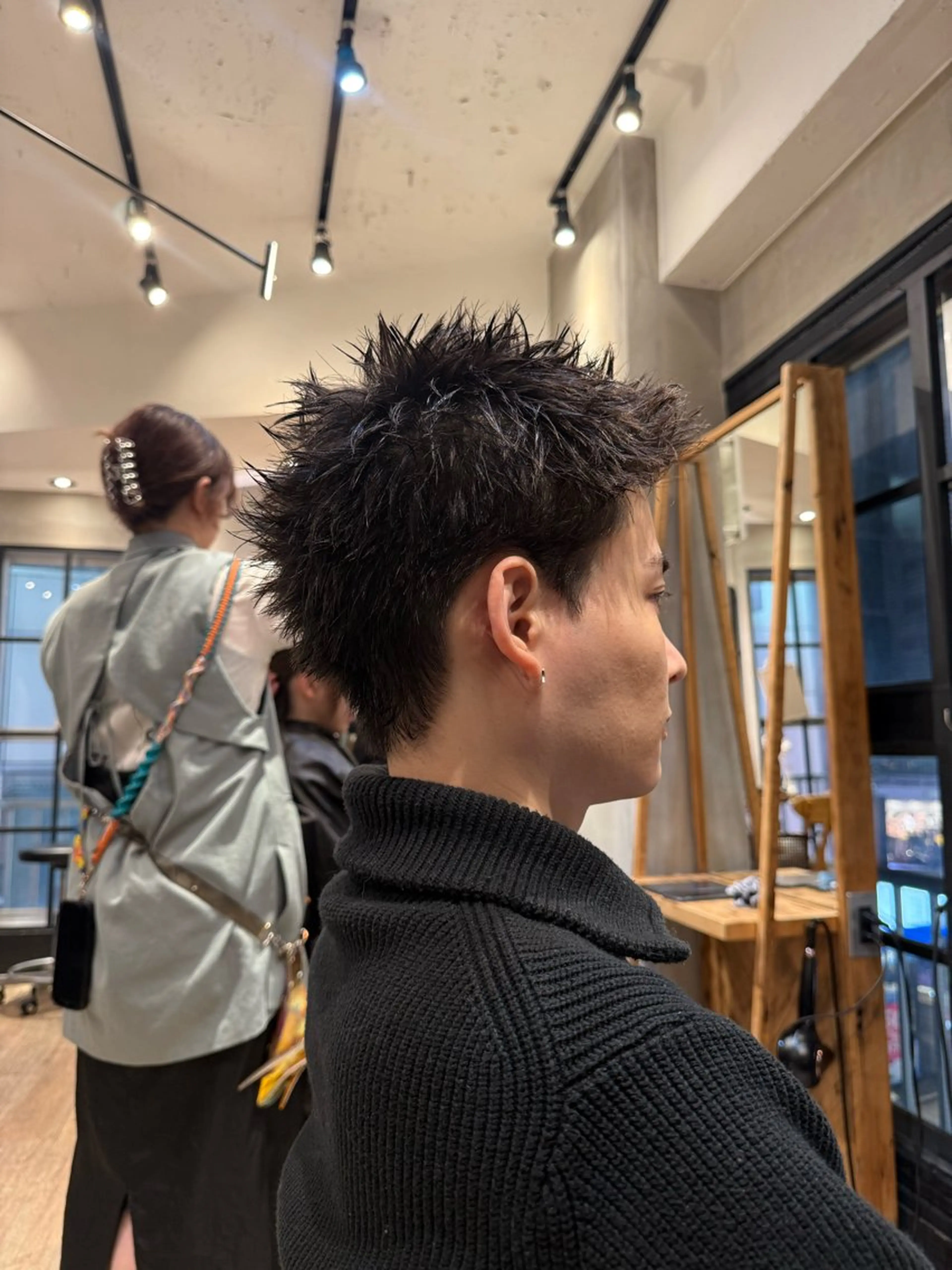 ショート パーマ メンズ メンズパーマ スパイキーショート ショートヘア カット パーマ heavenly by HAVANA新宿所属・メンズショート/ピン パーマ/新宿/フウガのヘアスタイル