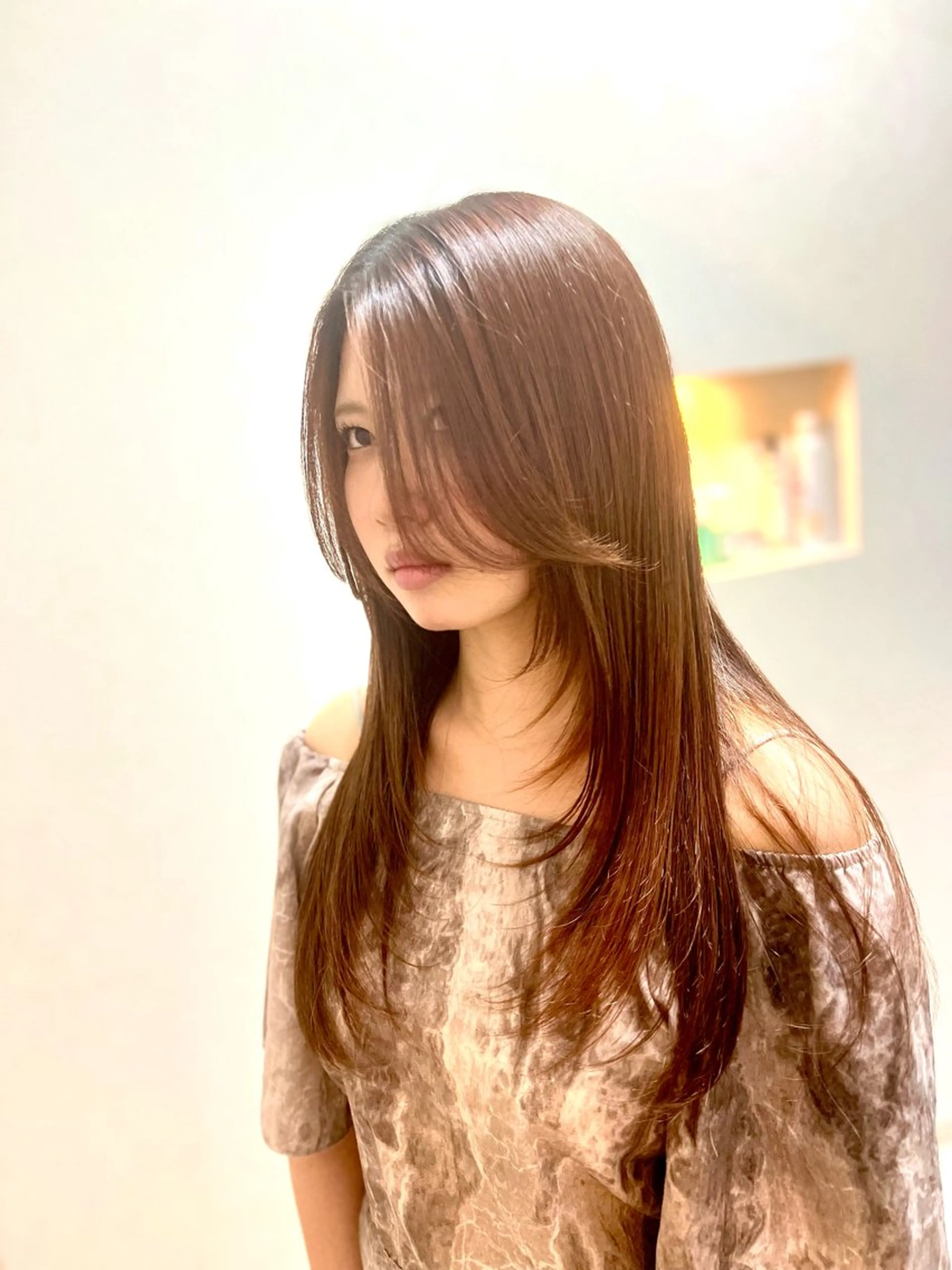 ロング 大宮縮毛矯正の達人 髪質改善/レイヤーのヘアスタイル