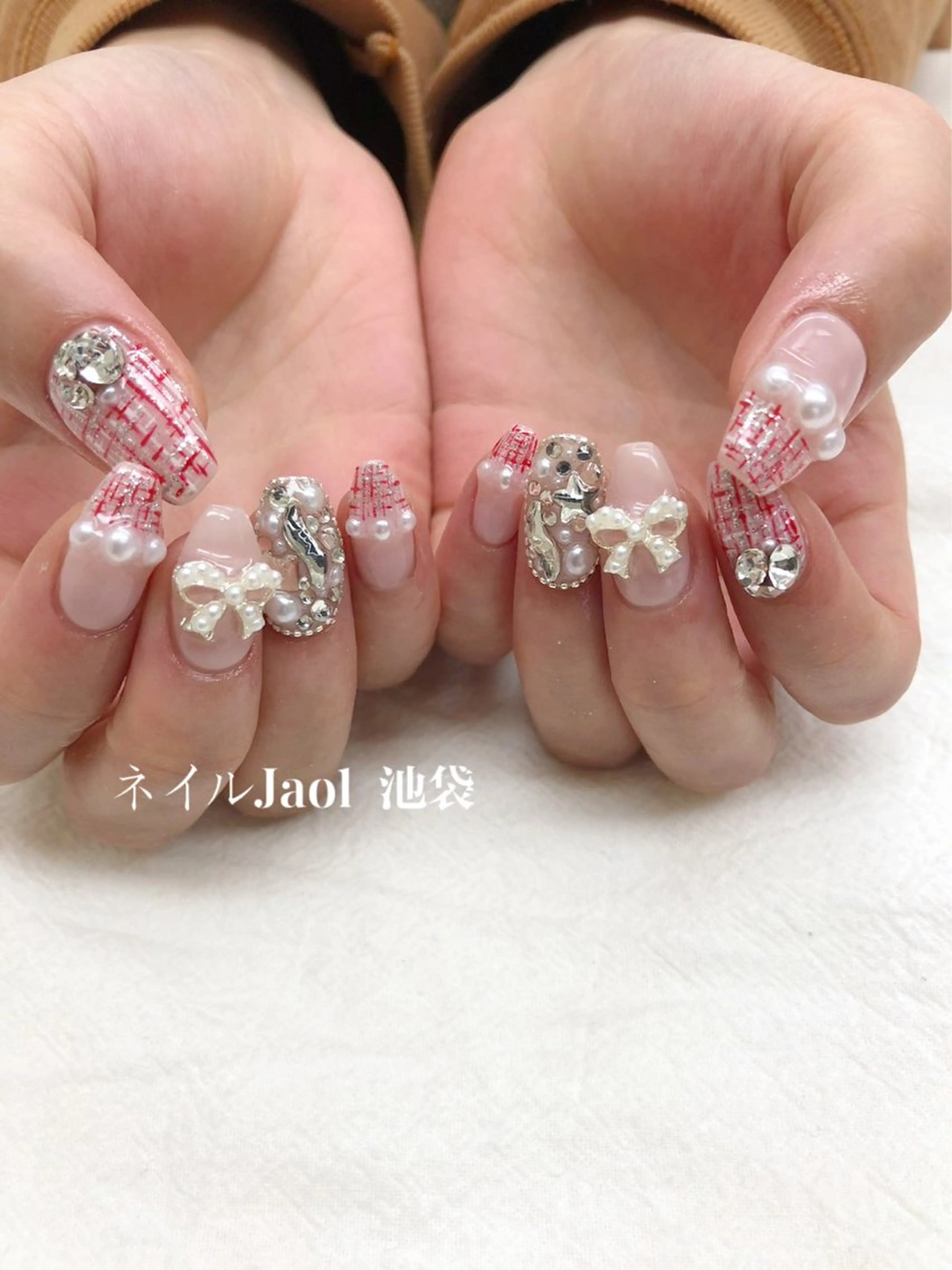 セミロング ハンドネイル nail jaol池袋店所属・ネイルJaol 池袋のネイルデザイン