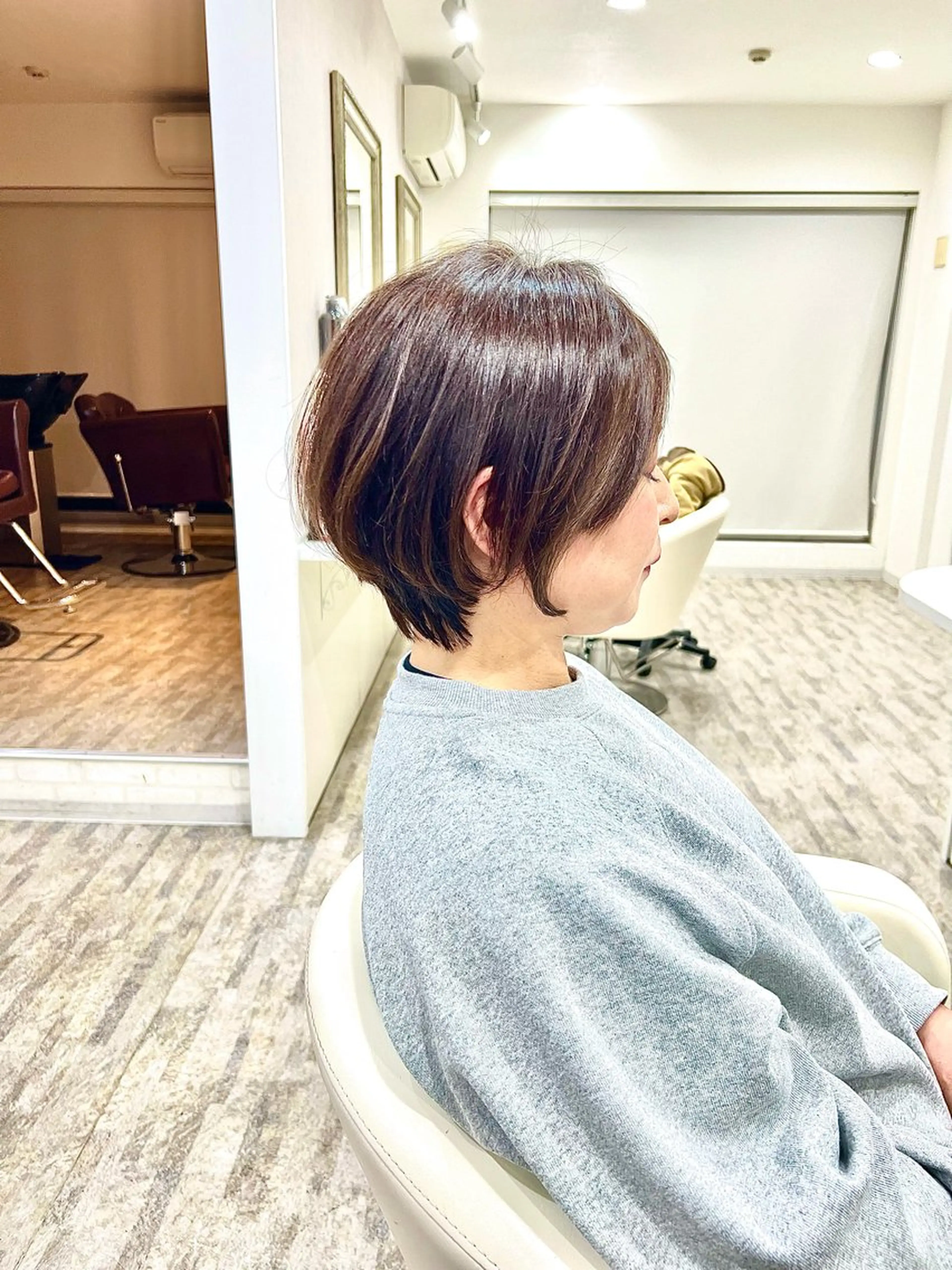 ショート カラー カット ヘアカラー トリートメント Realme  京都四条烏丸ドゥエby  yk所属・脱・パサつき髪/小塚 美容室難民の方はぜひのヘアスタイル