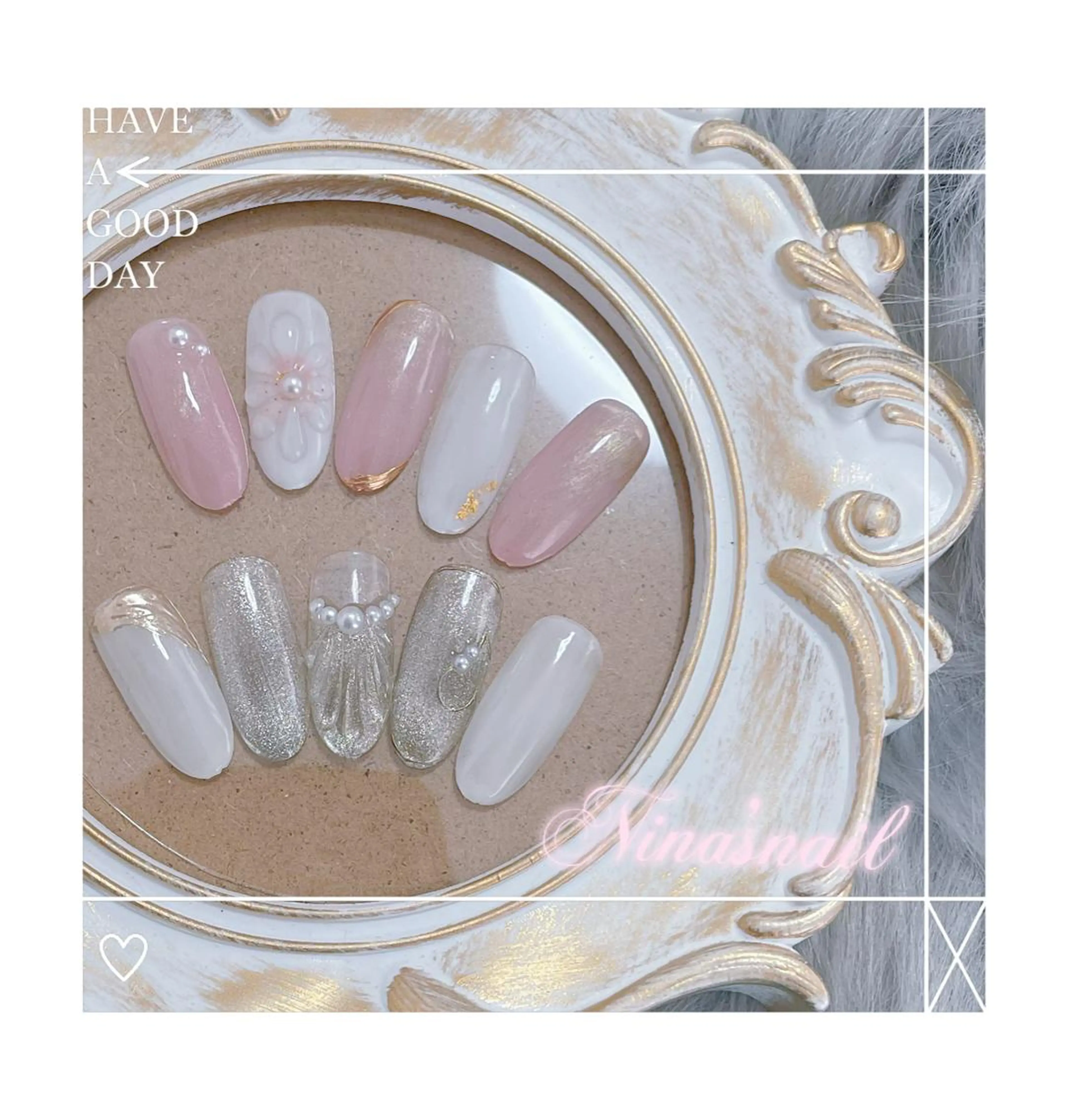 ネイル ぷっくりネイル Nina's nailのネイルデザイン