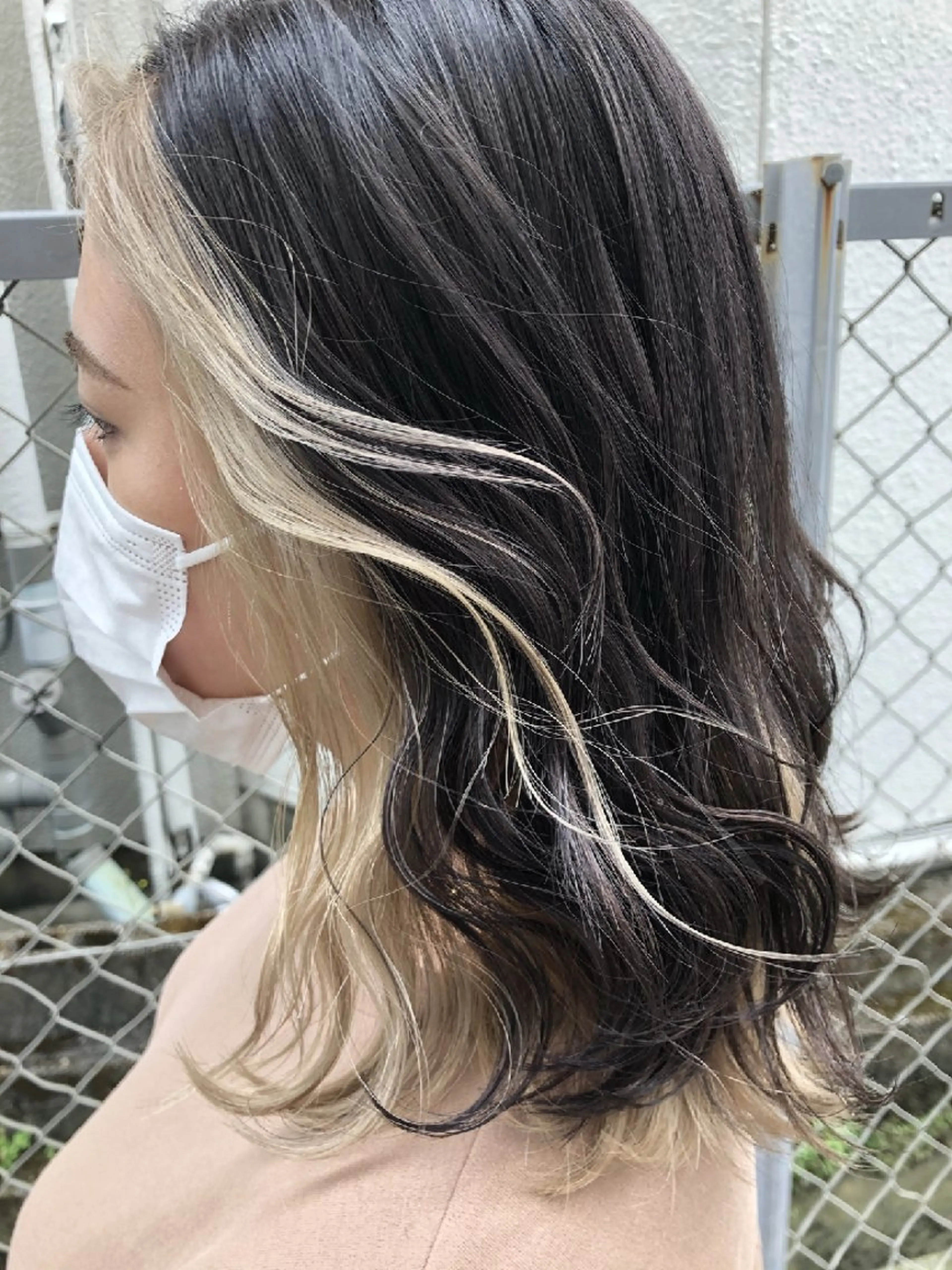 ミディアム カラー 髪質改善ストレート/ kurachiのヘアスタイル