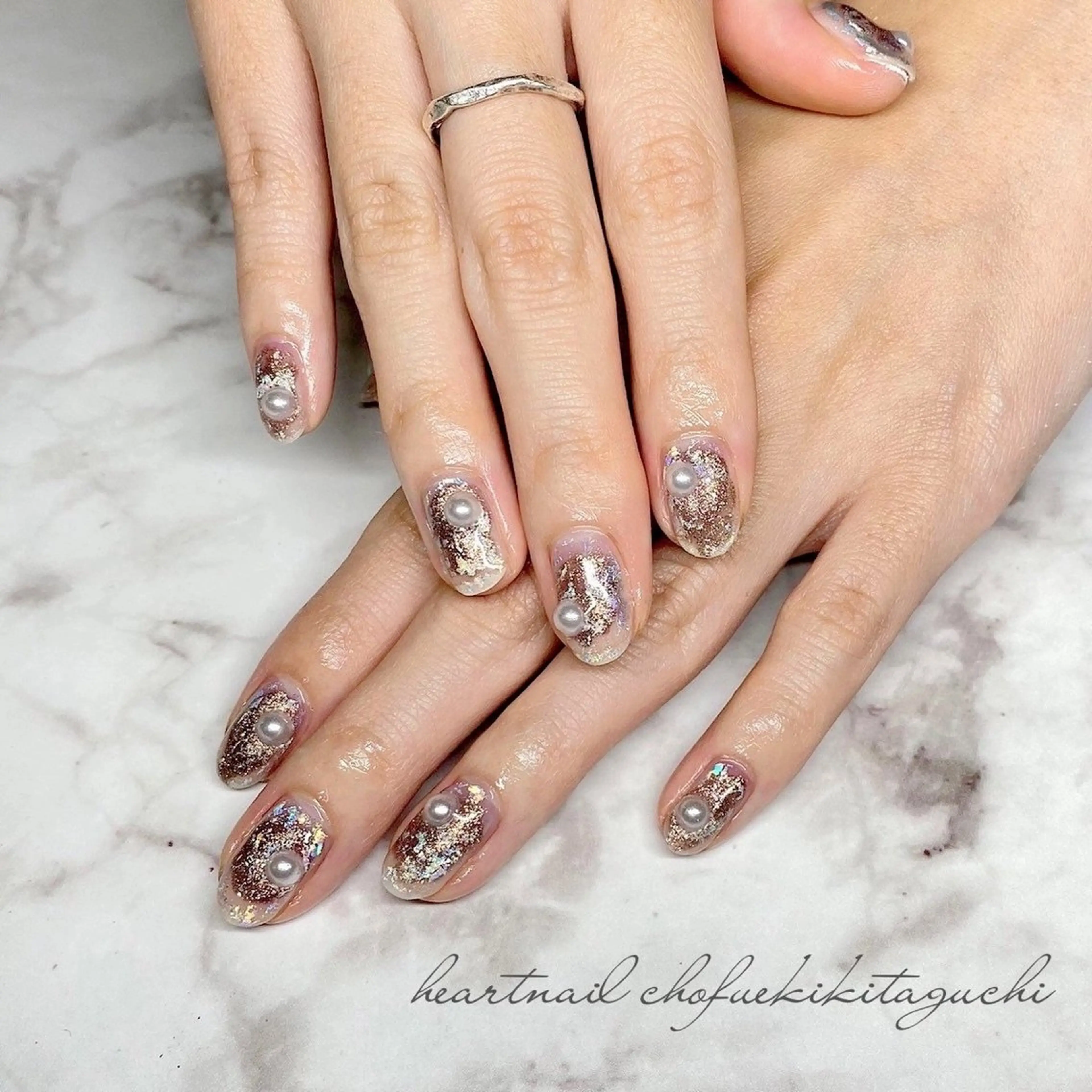 ネイル ハンドネイル 💎Heart Nail💎のネイルデザイン