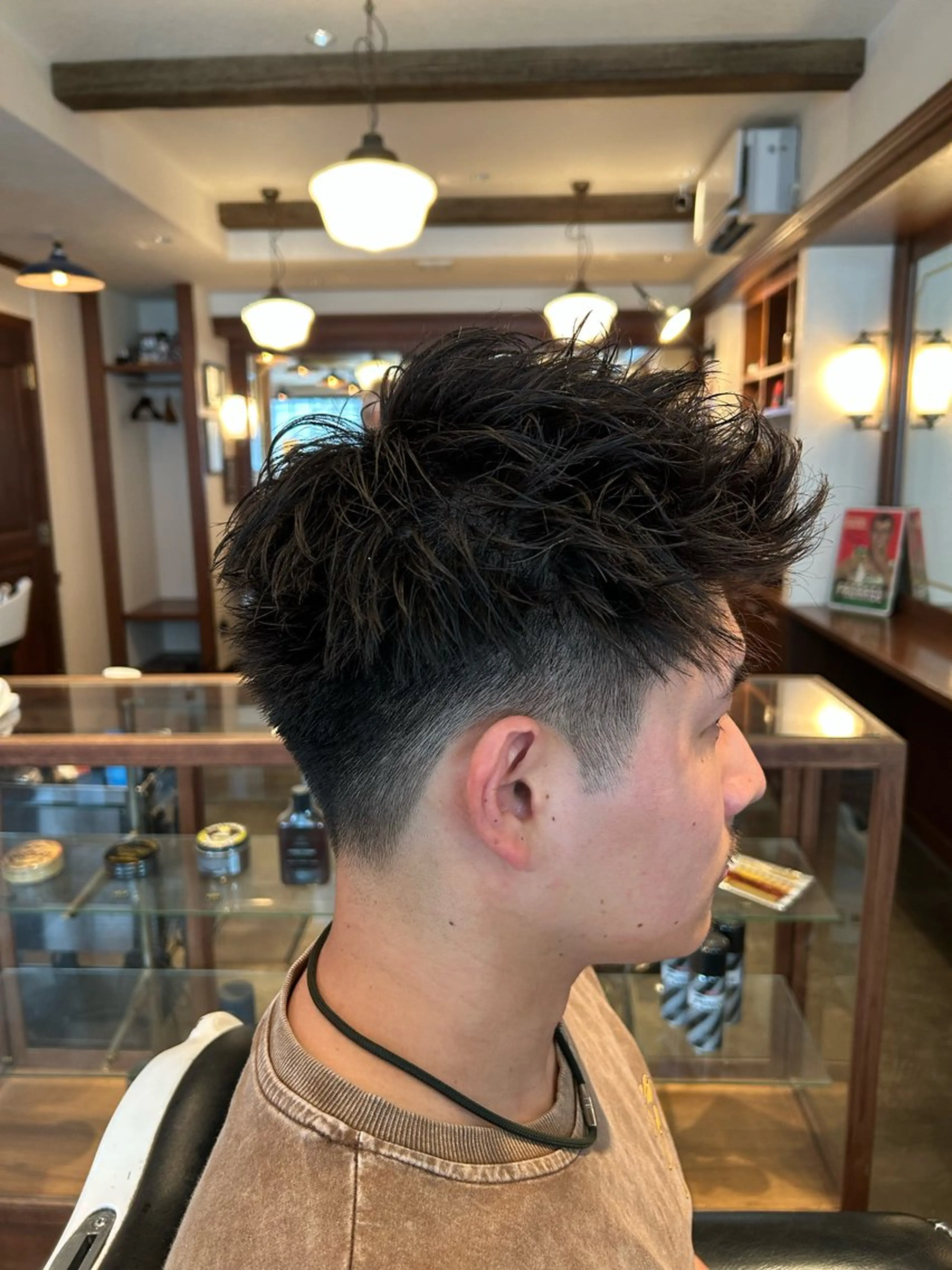 メンズ スパイキーショート BARBERSHOP DALIE third所属・滝川 大喜のヘアスタイル