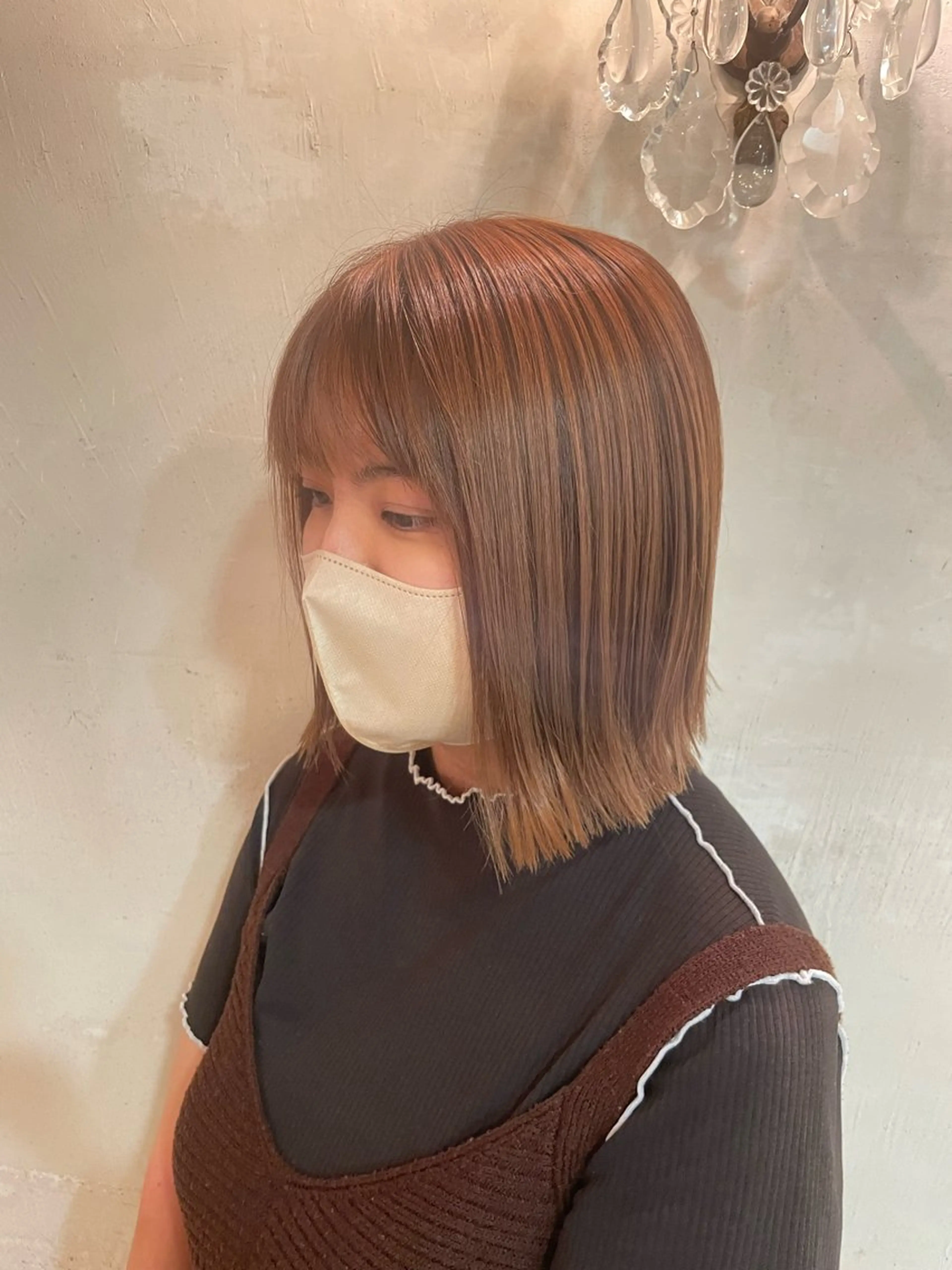 ショート ボブ 前平 友慈のヘアスタイル