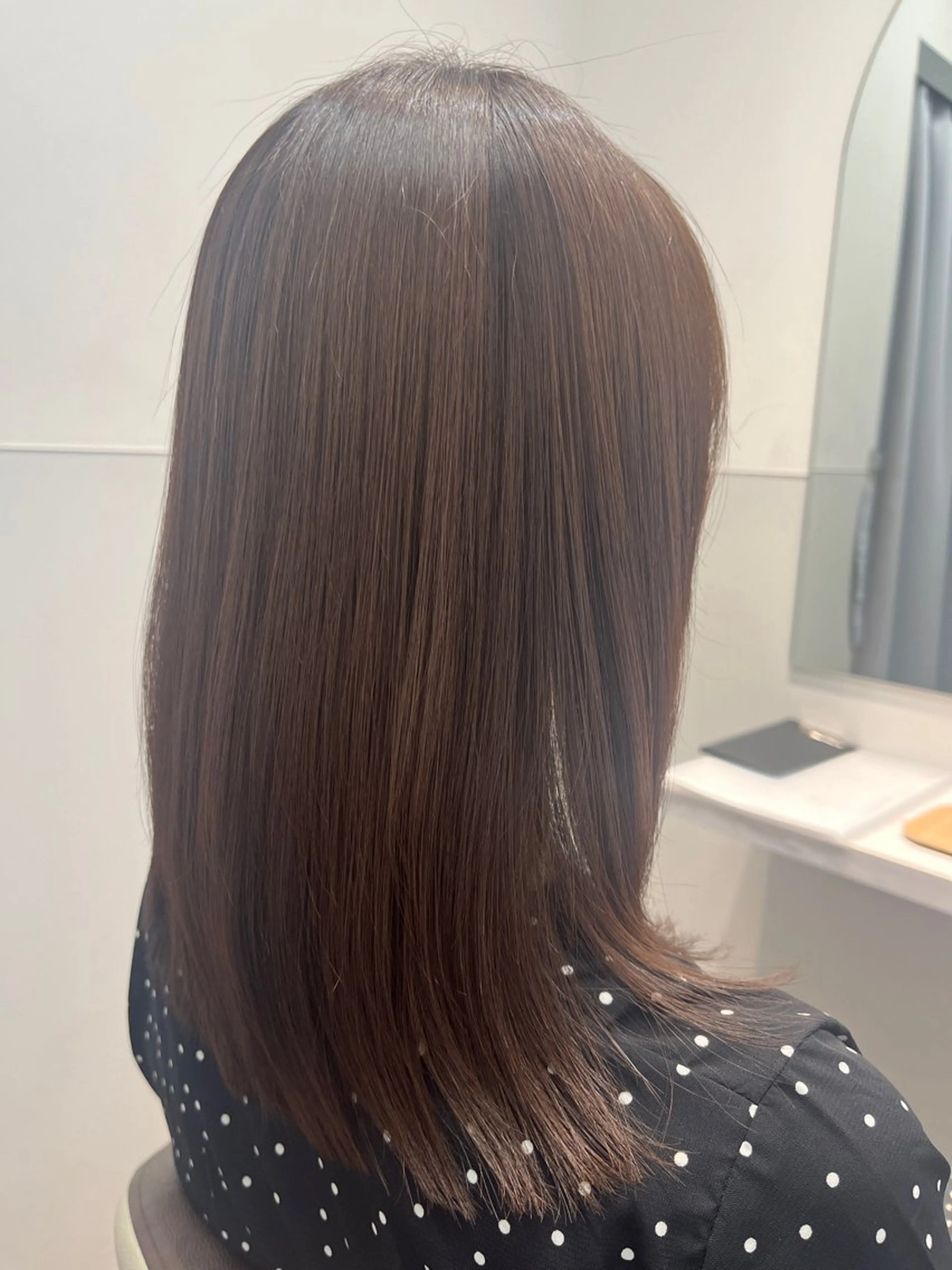 ミディアム カラー 髪質改善 トリートメント unu hair所属・藤井 仁紀のヘアスタイル