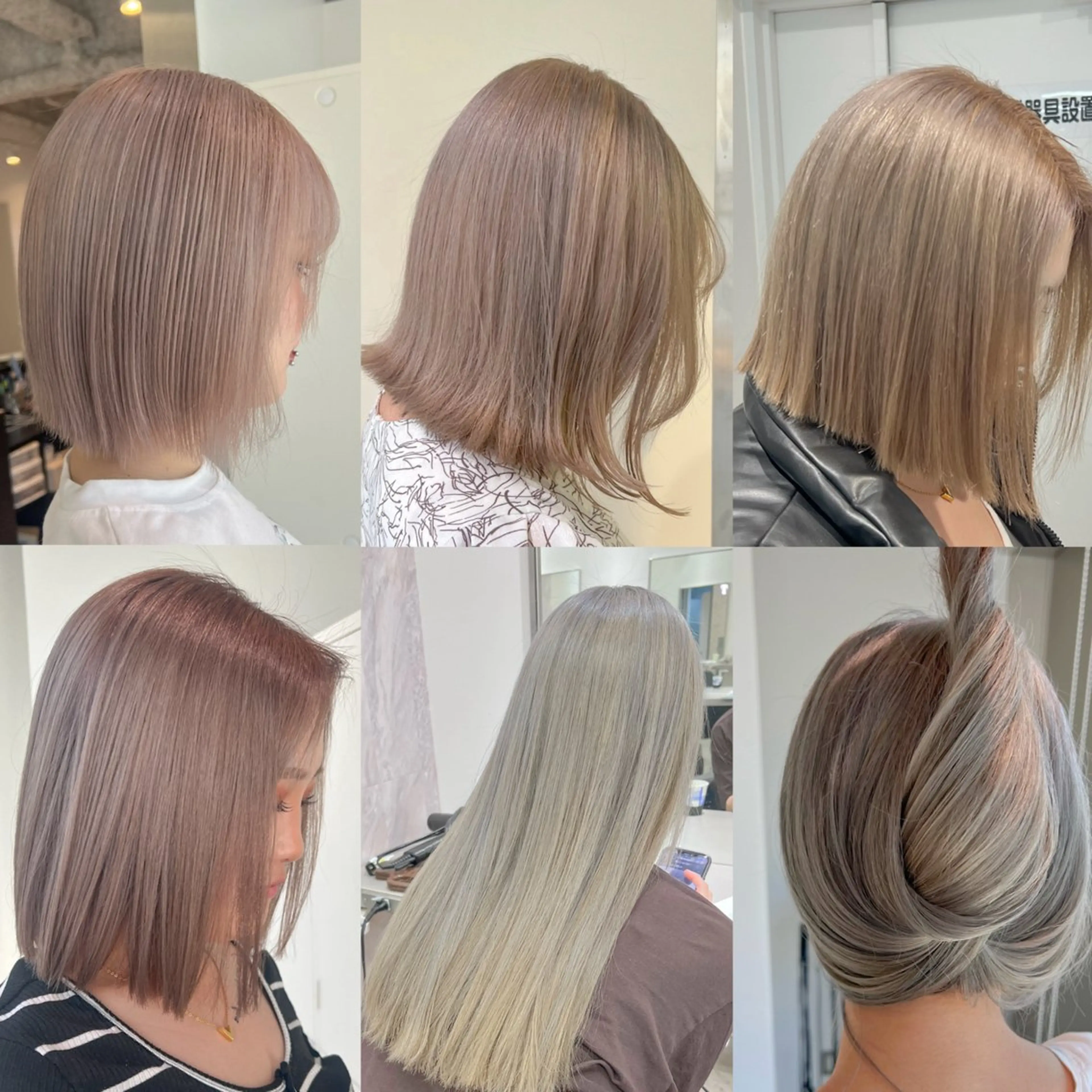 ロング カラー ヘアカラー トリートメント 艶ハイトーン‪‪🔆 ️️️安座間 希のヘアスタイル