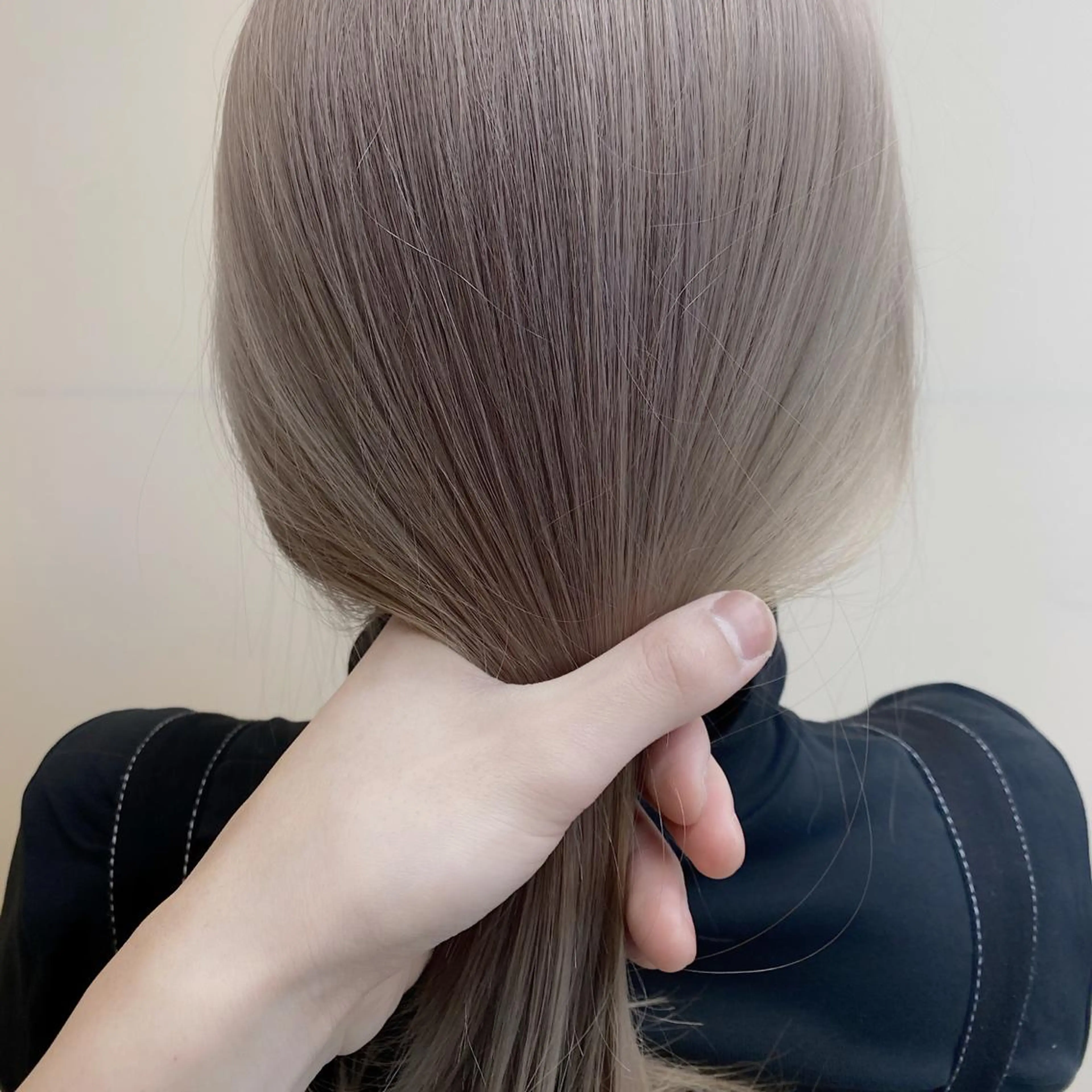 ロング カラー レイヤー/ベージュ カラー/ハシモトのヘアスタイル