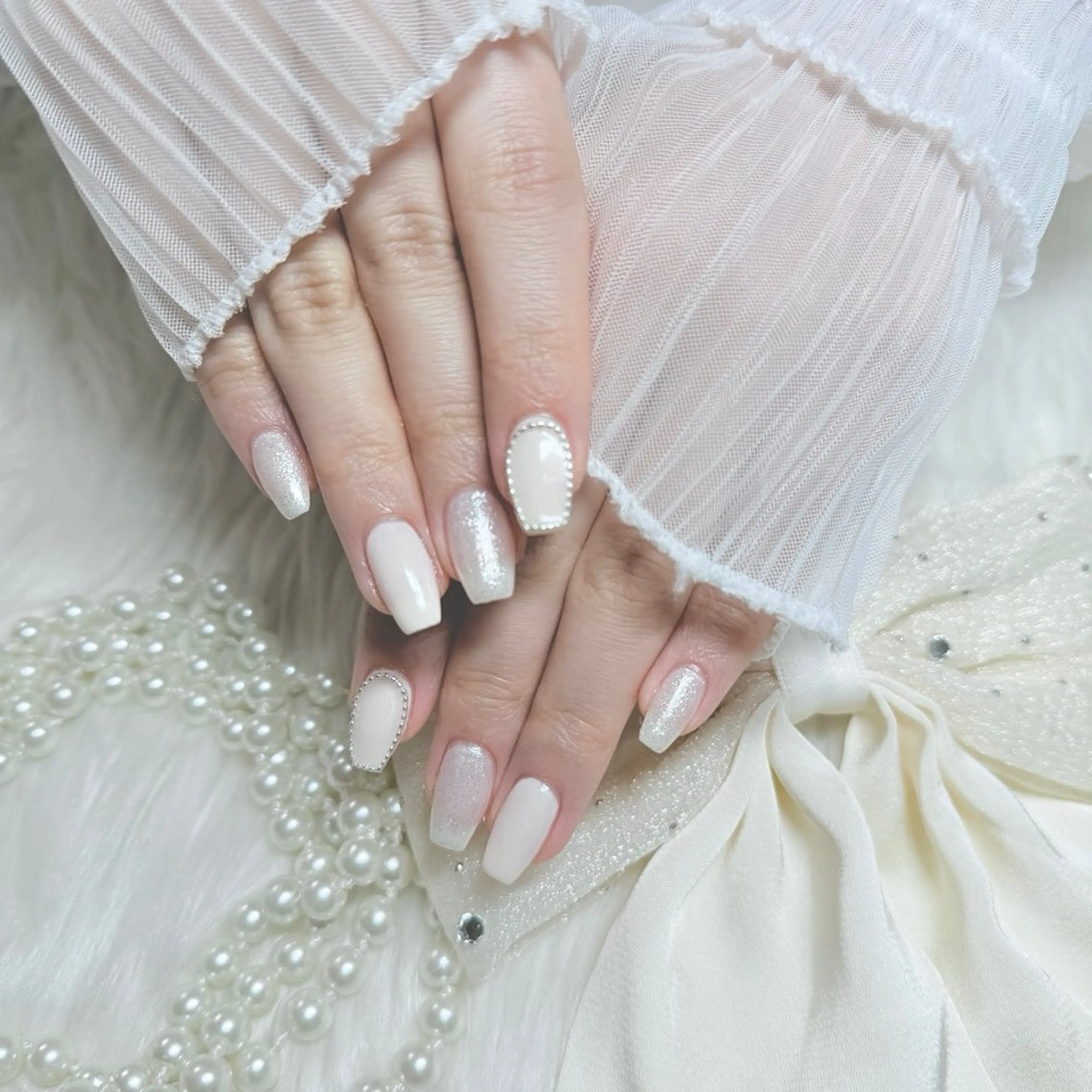 ネイル ハンドネイル 🩵 aoi🩵のネイルデザイン