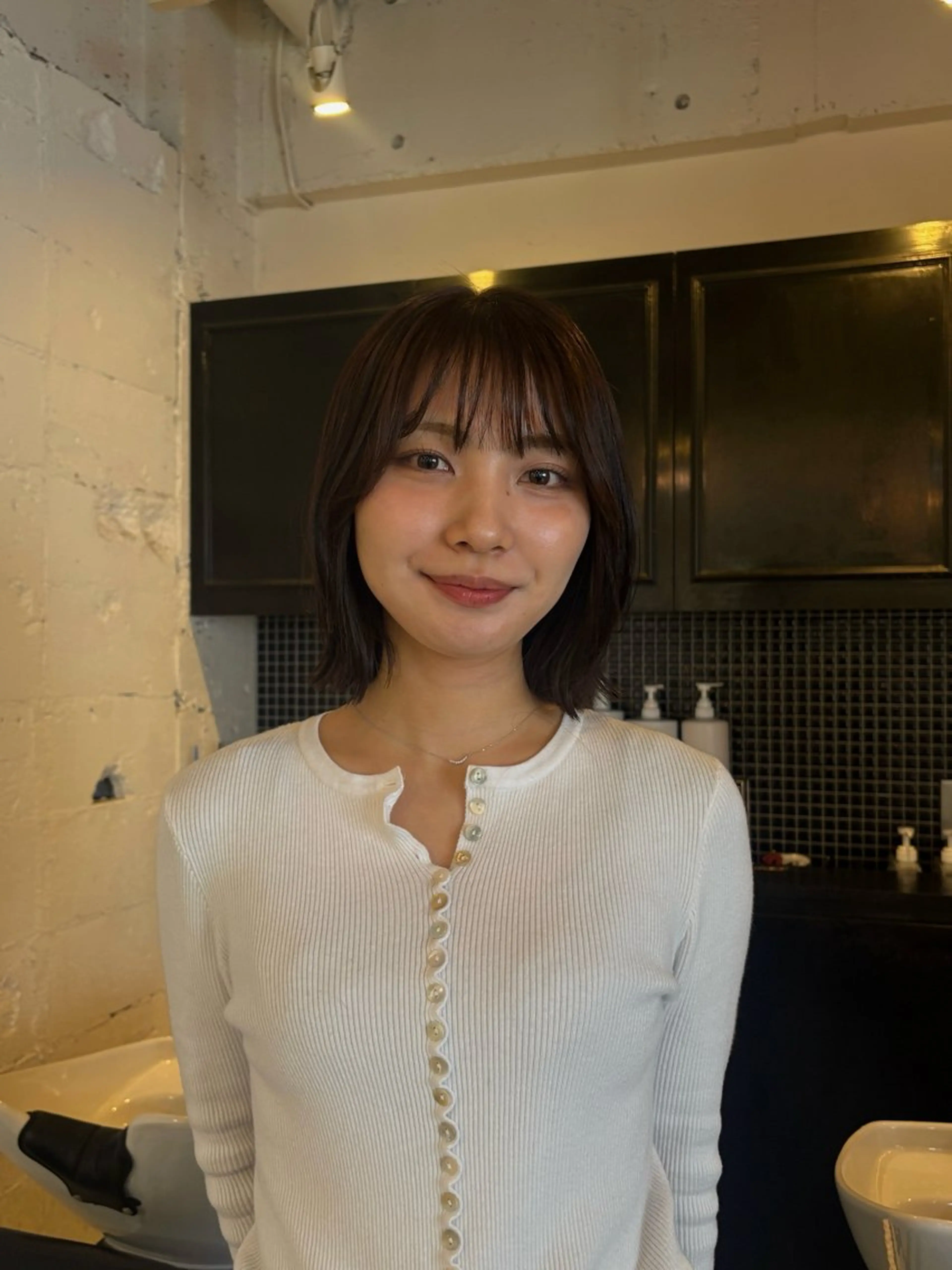 ショート カット ヘアカラー トリートメント レディースカット🎀 NANAHAのヘアスタイル