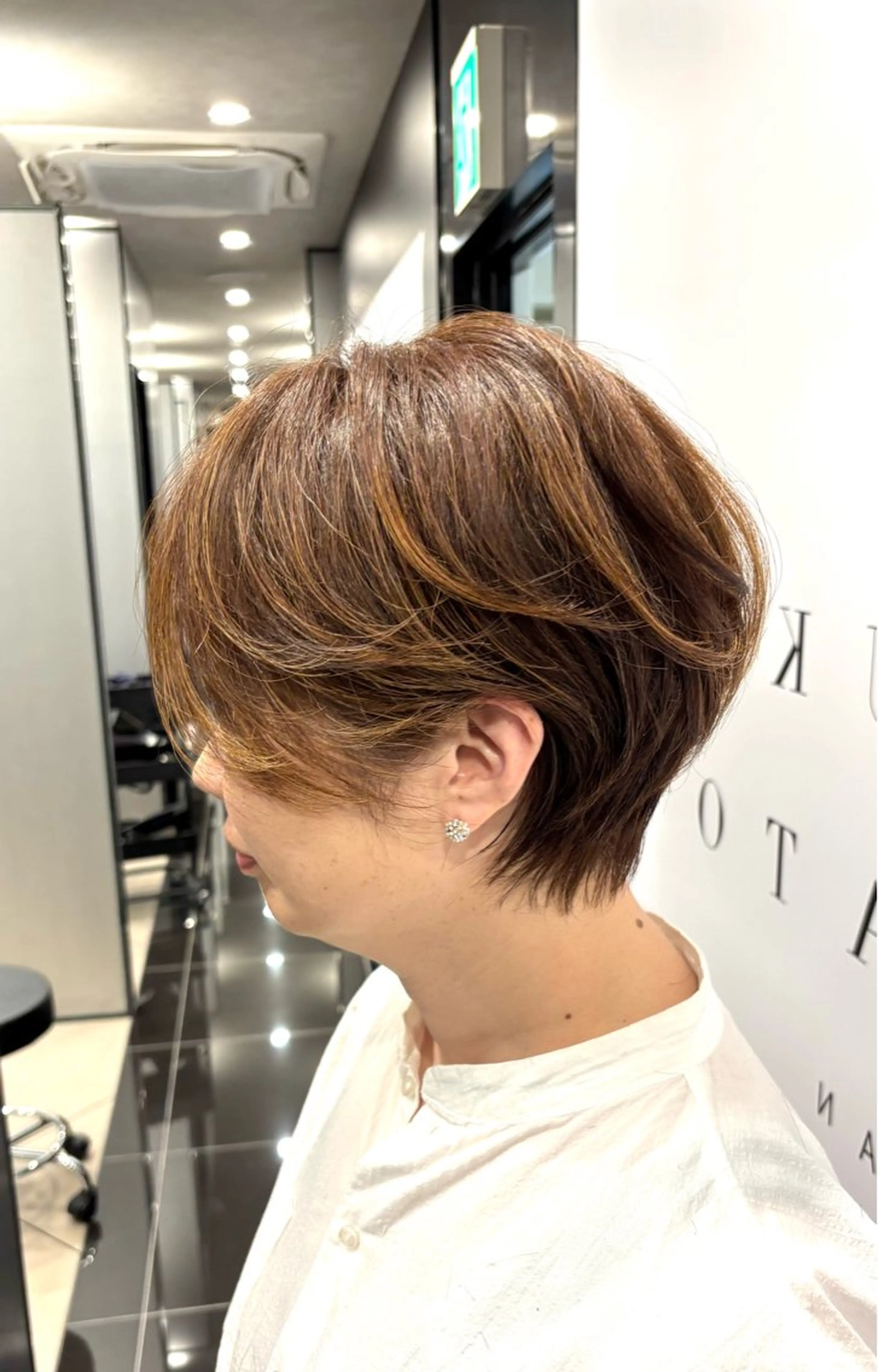 ショート ショートボブ ハンサムショート 丸みショート ボブ くびれヘア カット ヘアカラー HARUKI  MINATO Japan広島紙屋町店所属・hmj紙屋町店 脊戸智志のエステ・リラクイメージ