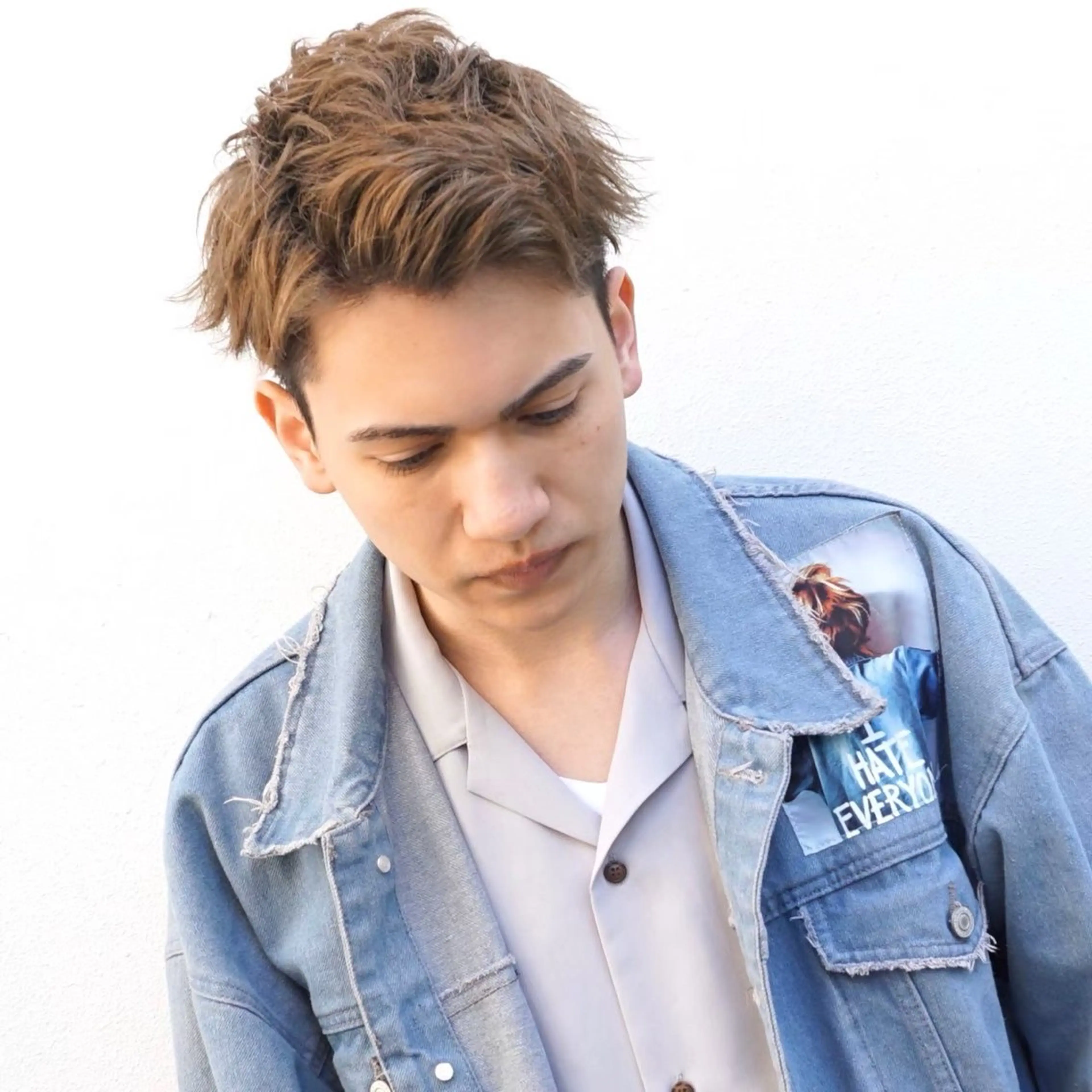 【メンズ】ハイライトカラー👱🏻‍♂️＋カット✨ 無料 朝9時のみ🆖の写真