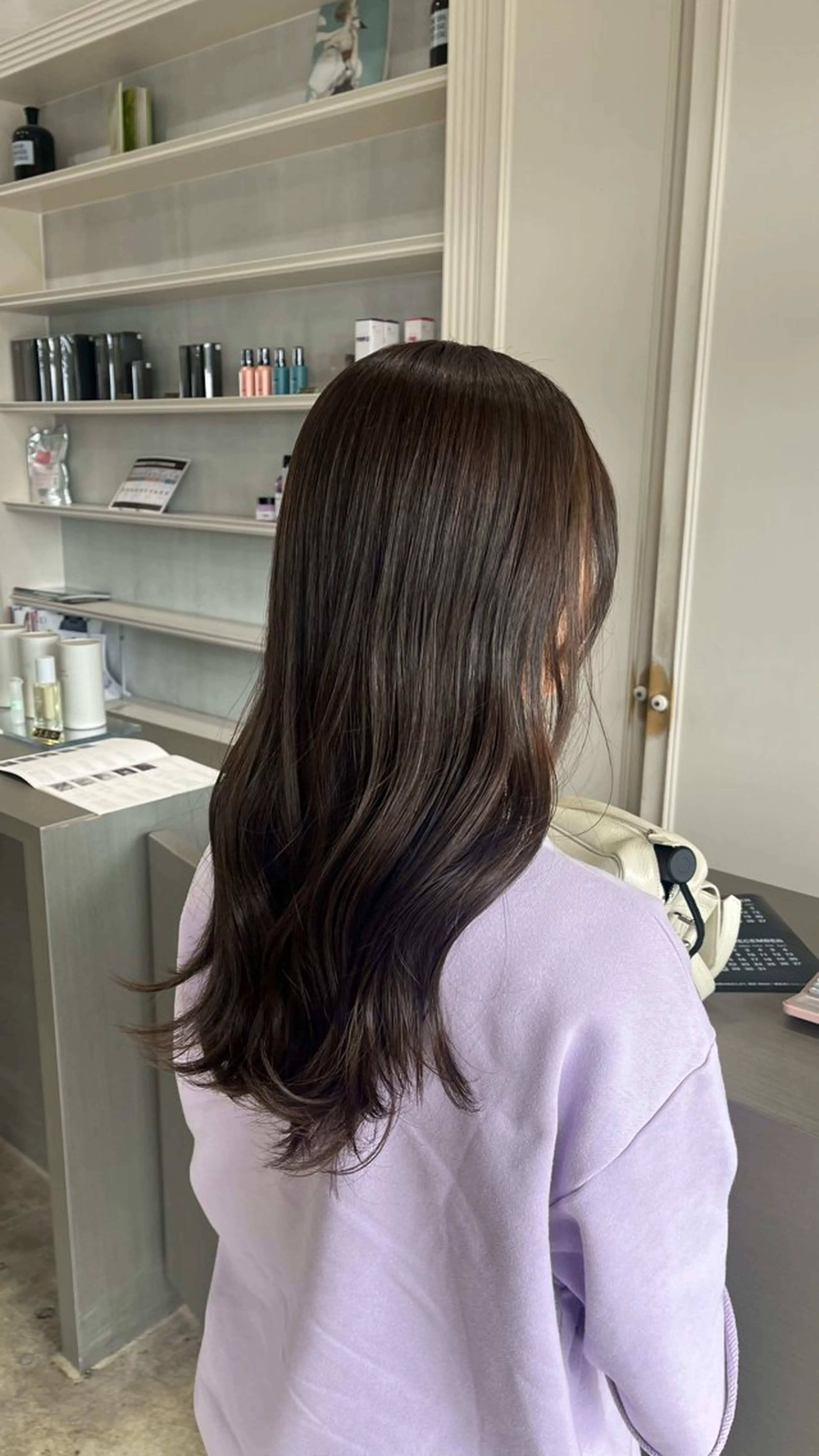 ロング カラー ベージュカラー ヘーゼル Glimpseあやね 🎀大濠のヘアスタイル