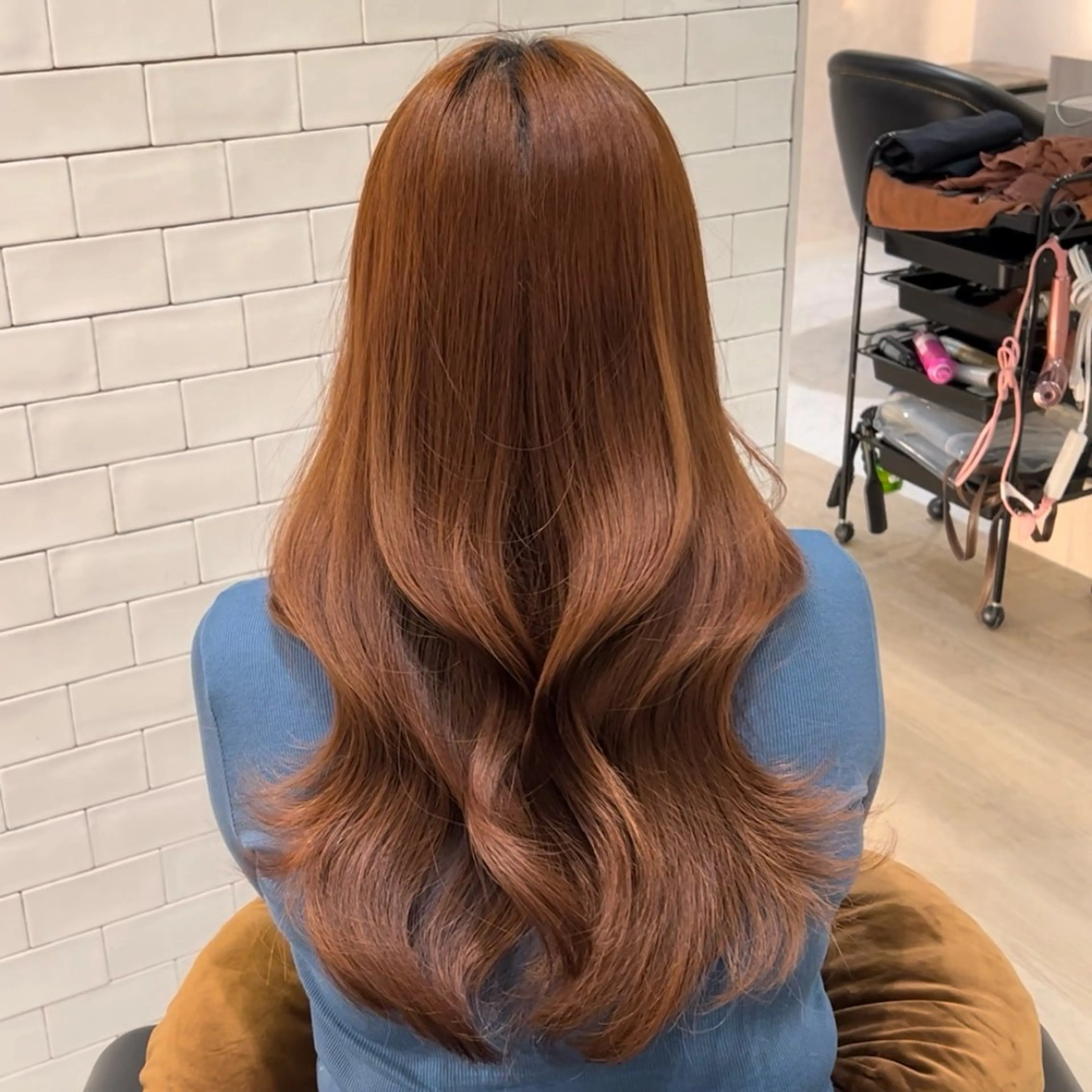 ロング ヘアカラー &chaLme所属・Ayumi/心斎橋 /Jr.スタイリストのヘアスタイル