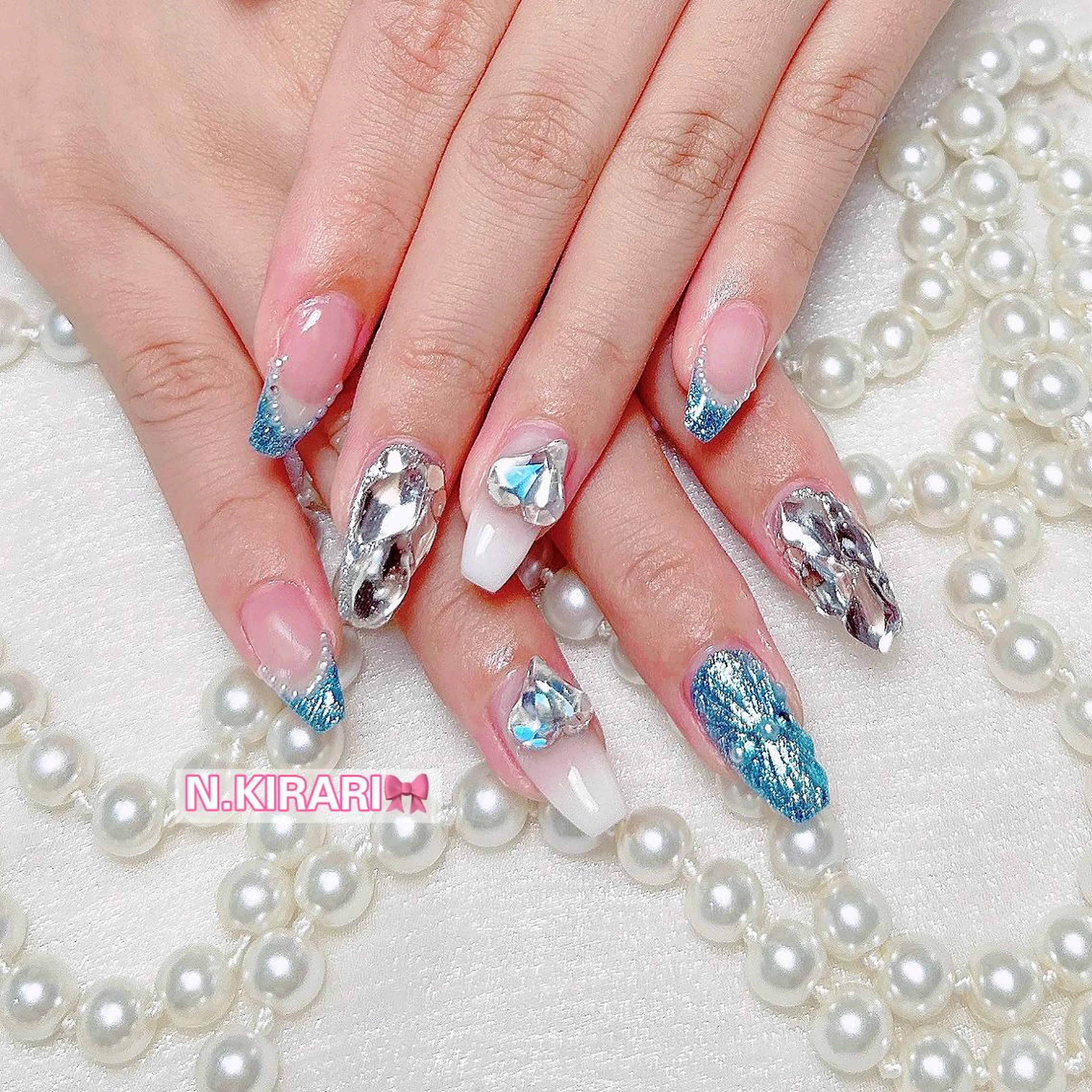 ネイル 🎀 ユズ 🎀のネイルデザイン