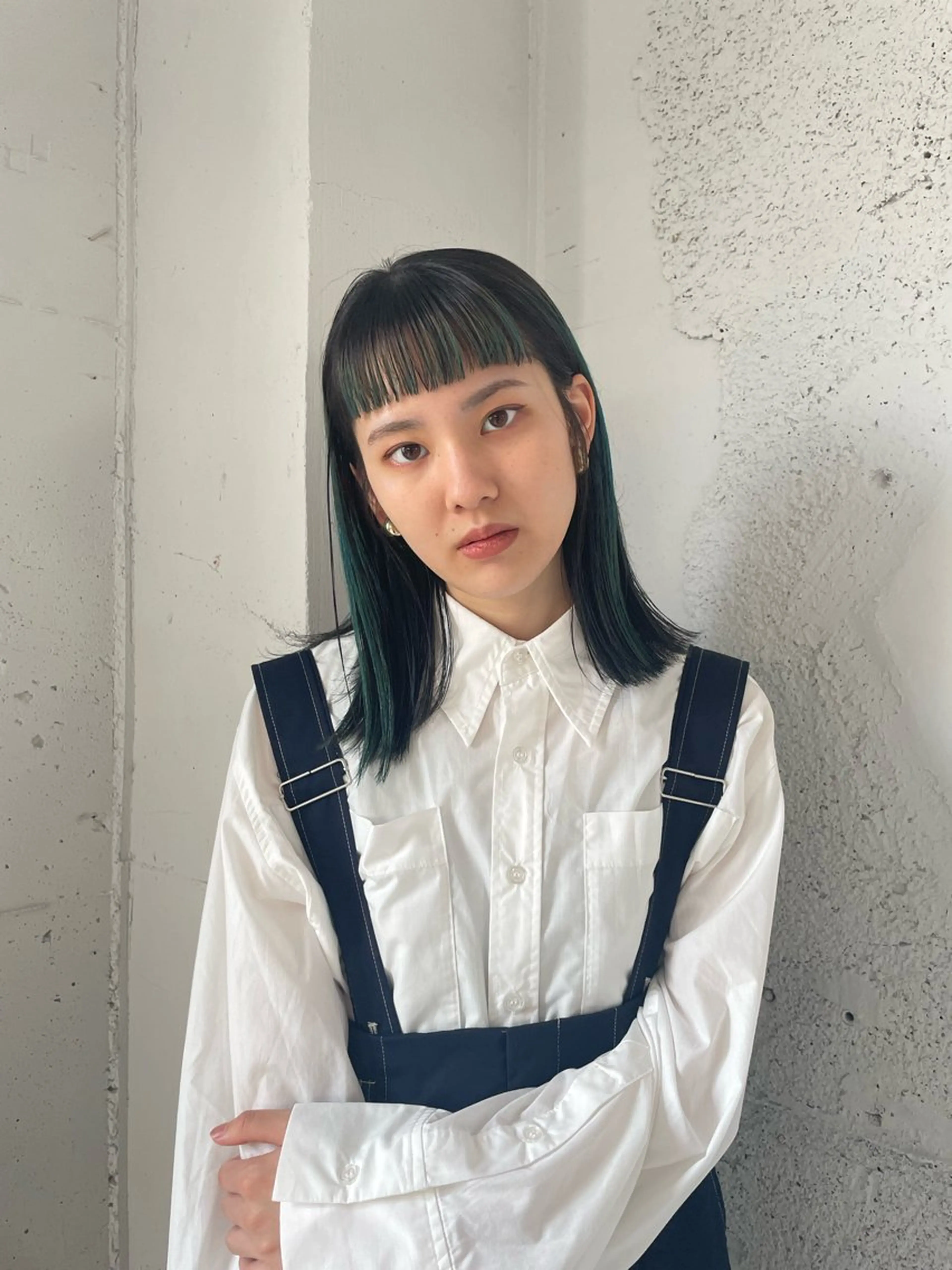 ミディアム カラー 透明感ワンカラー🎀 レイヤー/AOのヘアスタイル