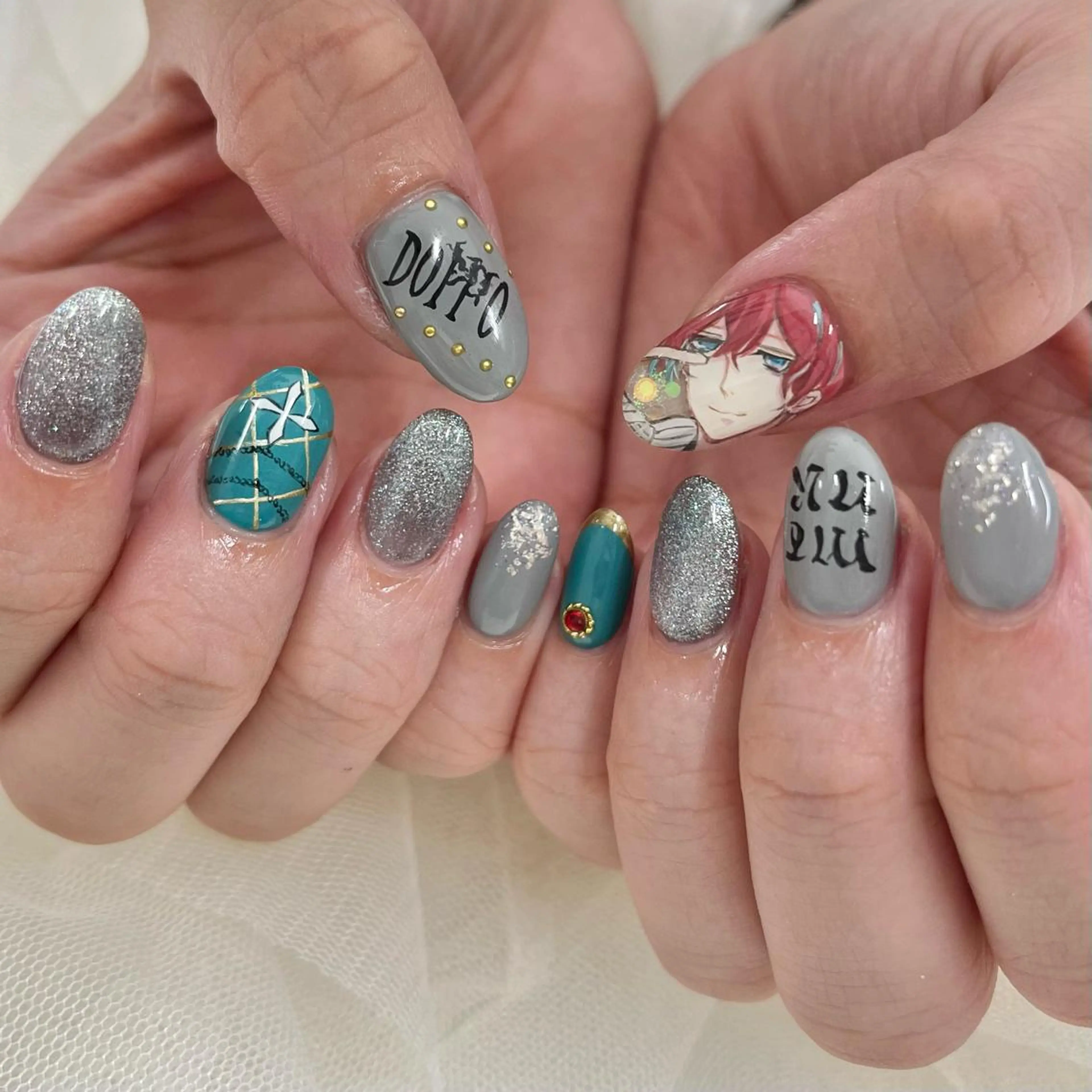 ミディアム ハンドネイル 池袋痛ネイル Nok. 渡辺のネイルデザイン